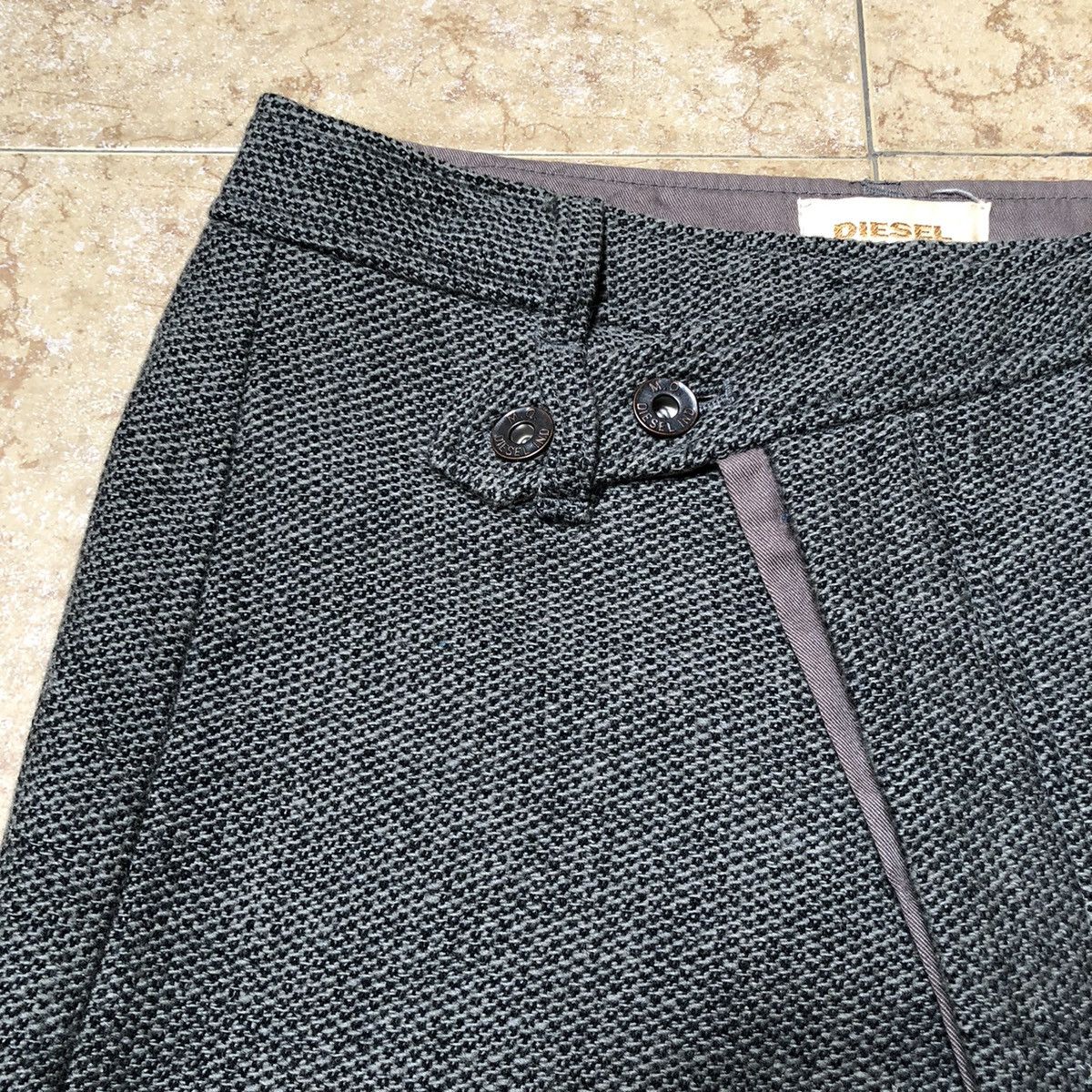 Diesel DIESEL button fly mini skirt Size 29" - 13 Thumbnail