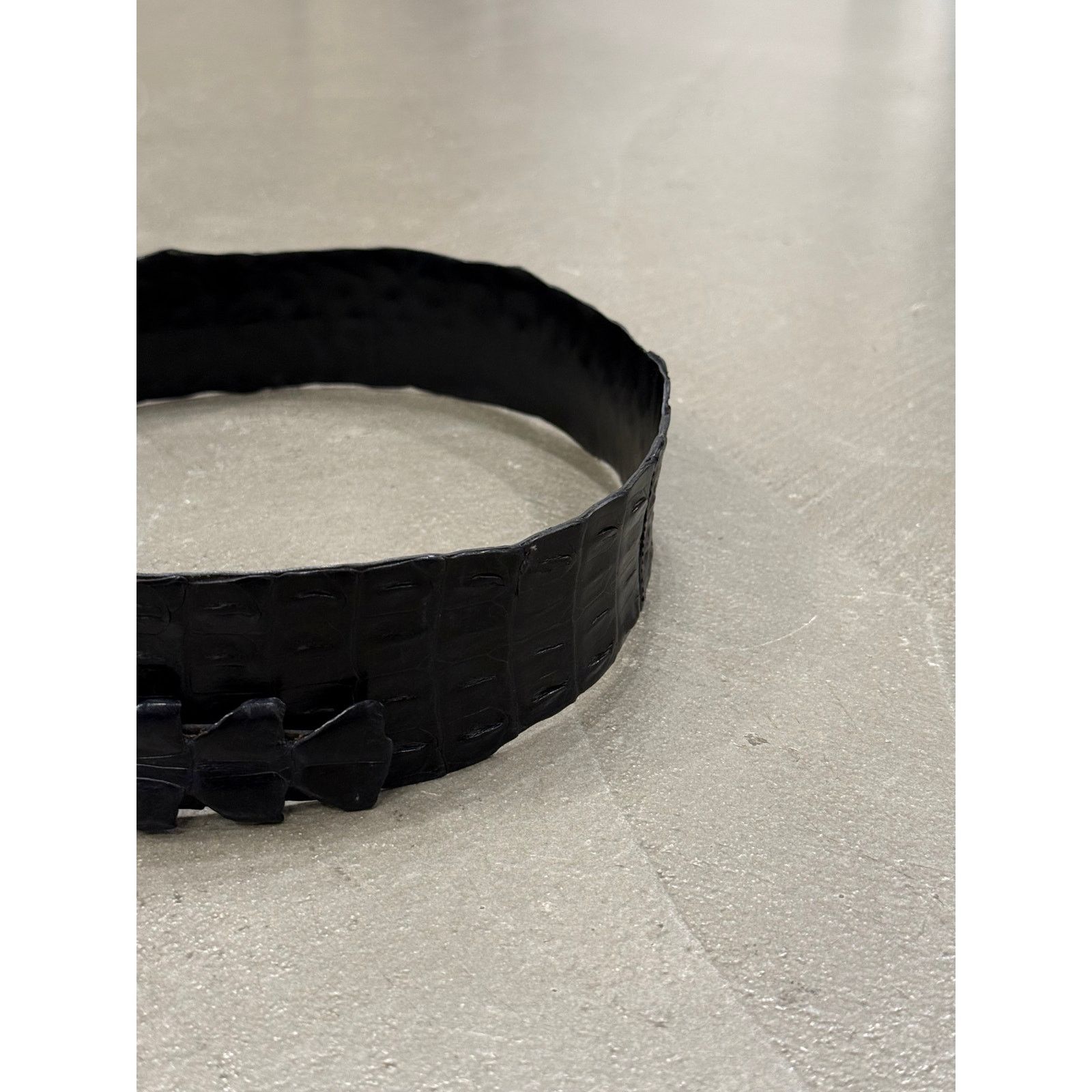 Gucci A/W2002 Gucci by Tom Ford real crocodile belt Size ONE SIZE - 7 Thumbnail