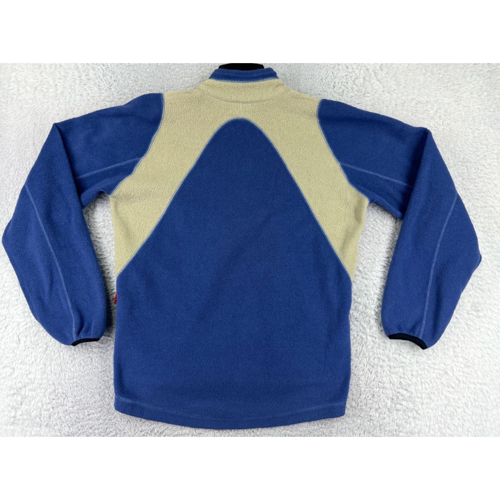 Helly Hansen Helly Hansen Sweater Mens Medium Blue Beige Long Sleeve 1/4 Zip Fleece Polyester Size US M / EU 48-50 / 2 - 2 Thumbnail