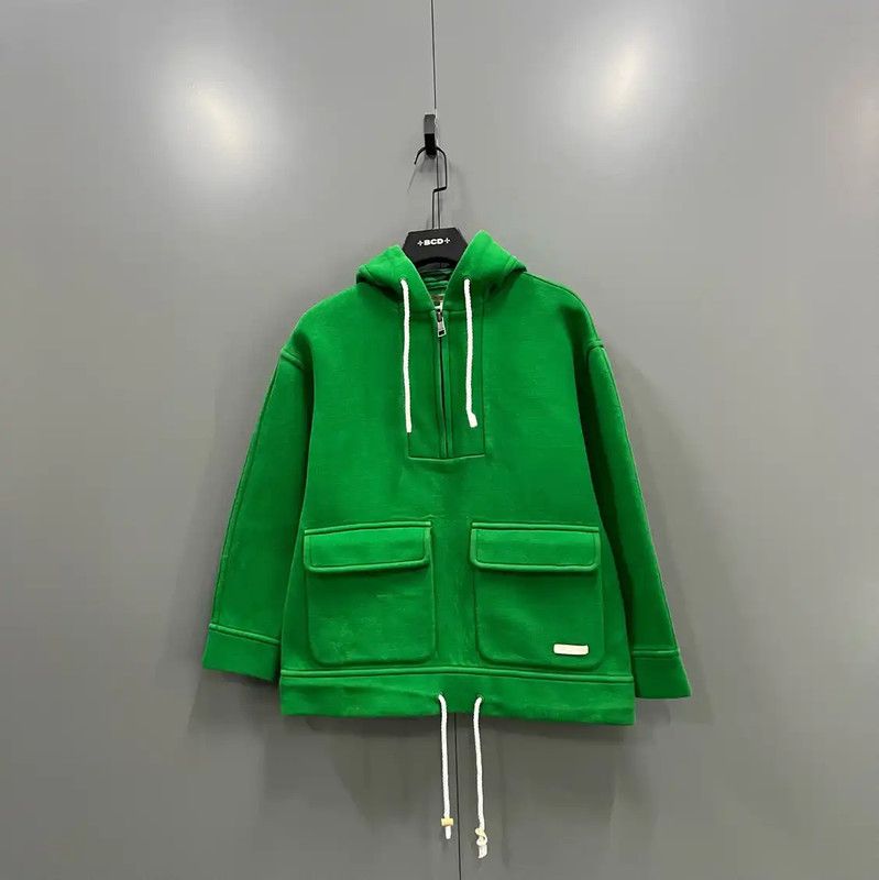 Burberry Green Cotton Long Sleeve Hoodie