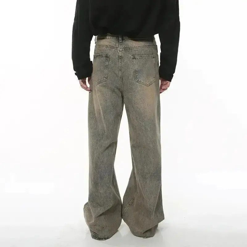 Japanese Brand Streetwear Washed Blue Wide Leg Jeans Trousers Y2k Size US 30 / EU 46 - 3 Thumbnail