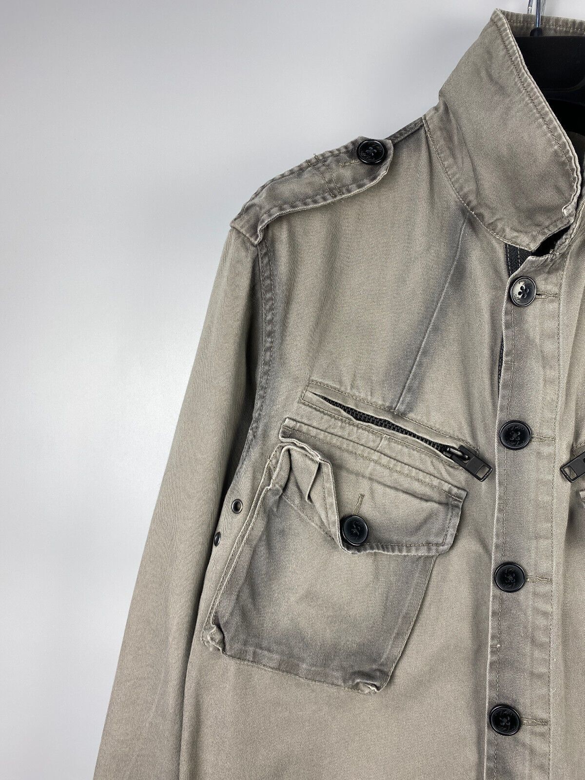 Allsaints All Saints Mens Garment Dyed Mason Overshirt Jacket Size US M / EU 48-50 / 2 - 4 Thumbnail