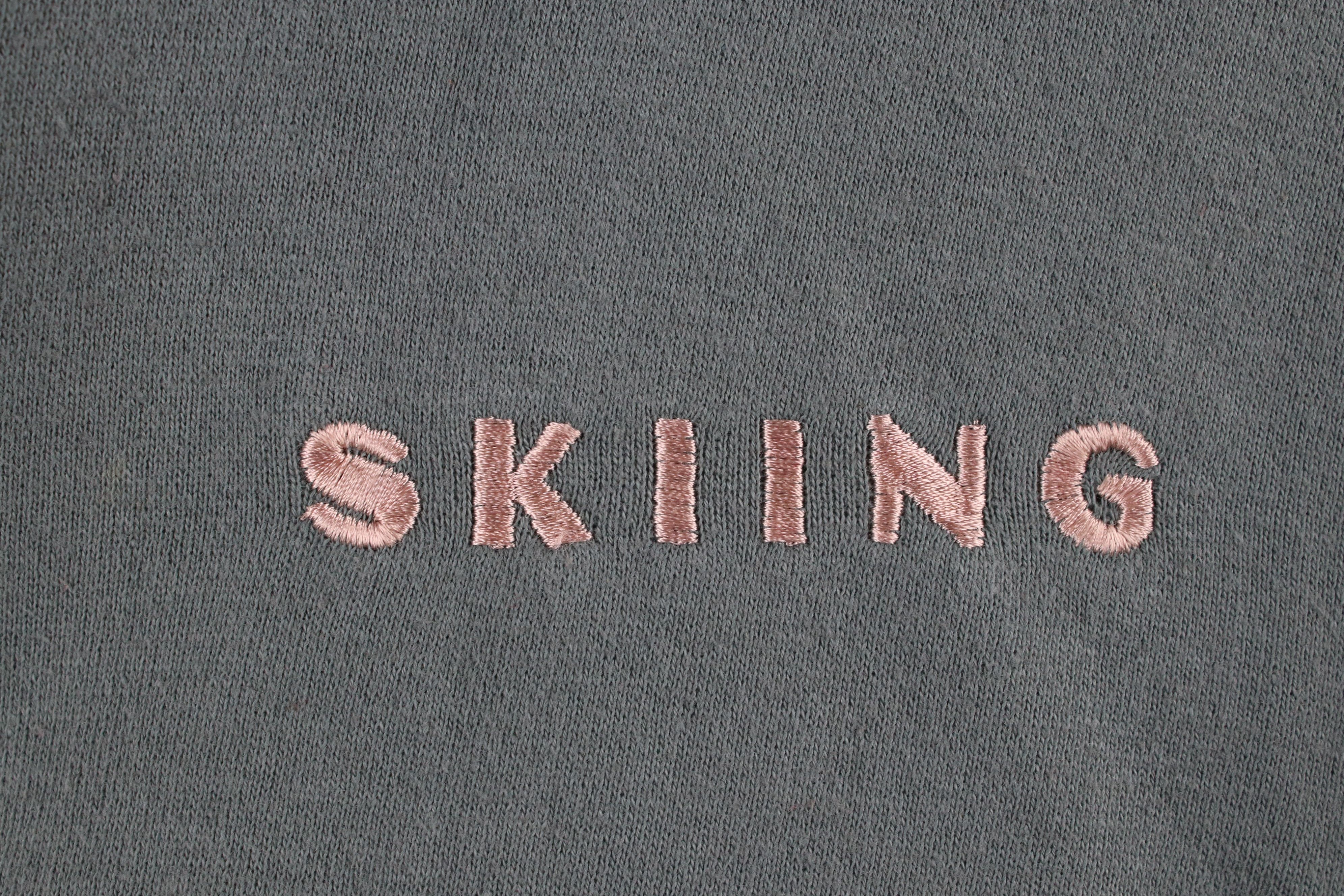 Orvis × Vintage Vintage 90s Orvis Spell Skiing Half Zip Pullover Sweatshirt Size US L / EU 52-54 / 3 - 4 Thumbnail
