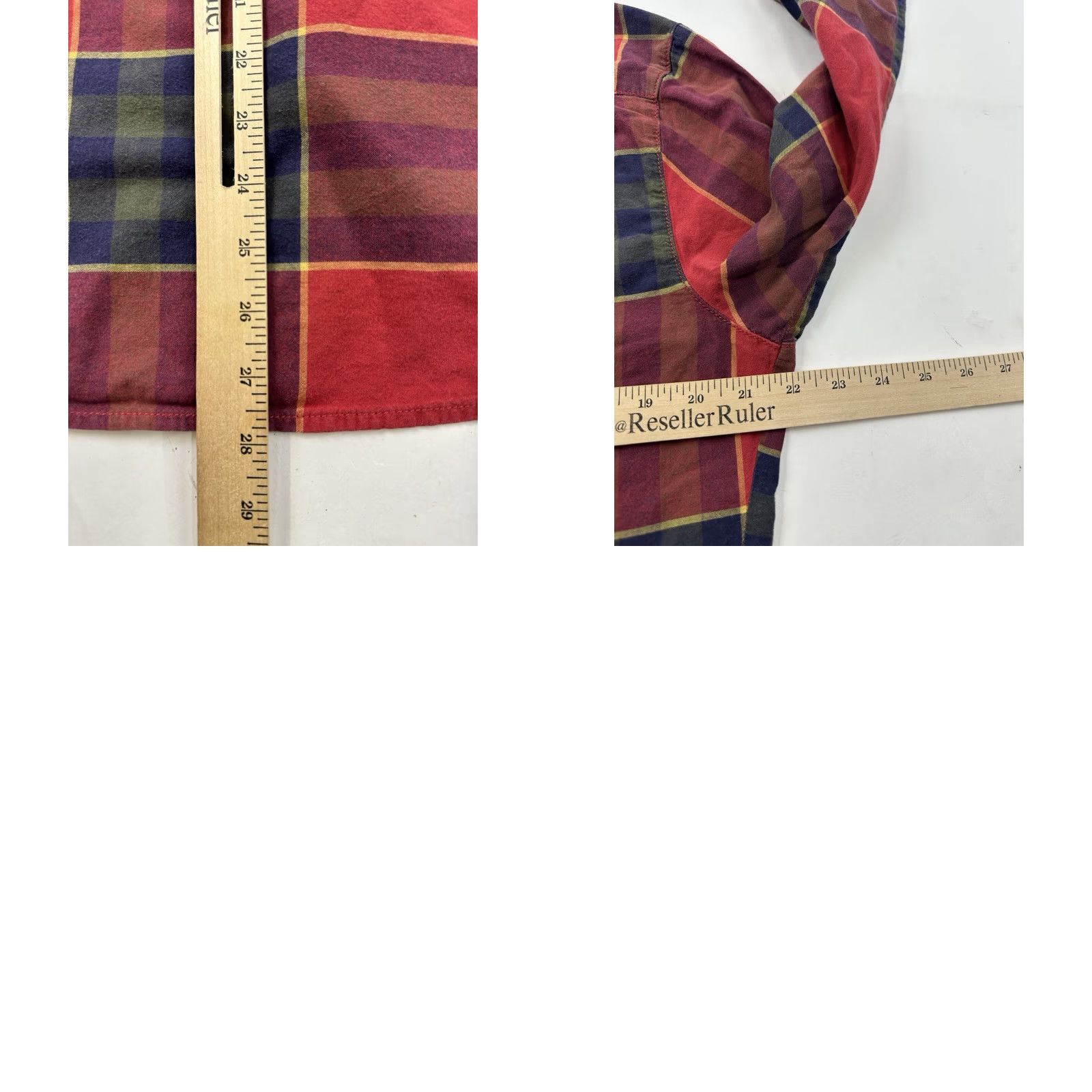 Denime Life After Denim Shirt Mens XL Red Plaid Long Sleeve Button-Up Cotton Casual Size US XL / EU 56 / 4 - 8 Thumbnail