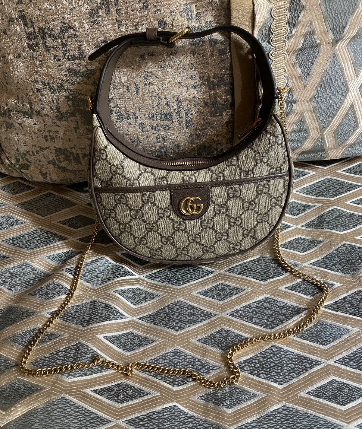 Gucci Gucci mini sac porté épaule Ophidia GG Size ONE SIZE - 2 Thumbnail