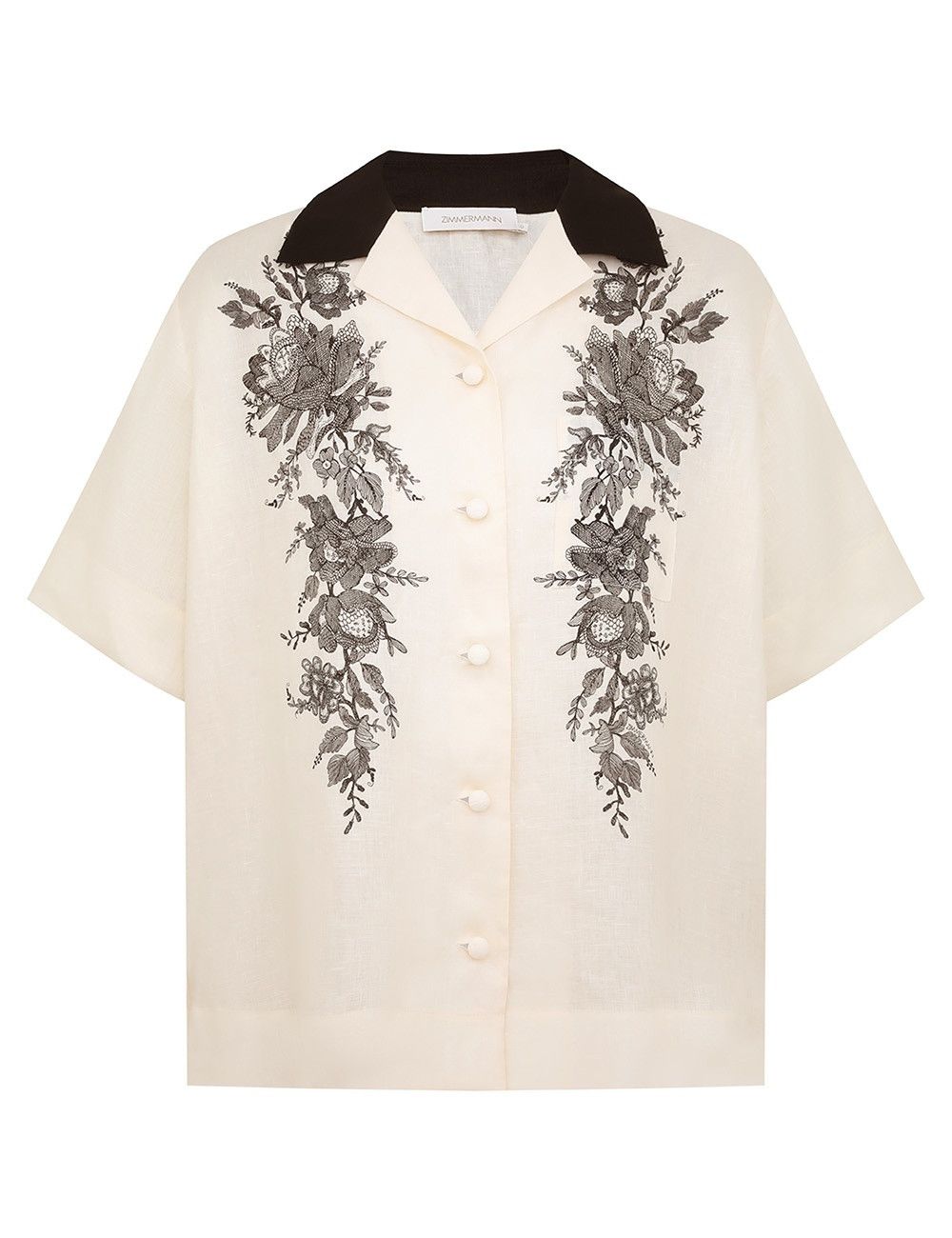 oc11z1025 Short Sleeve Shirt in Cream