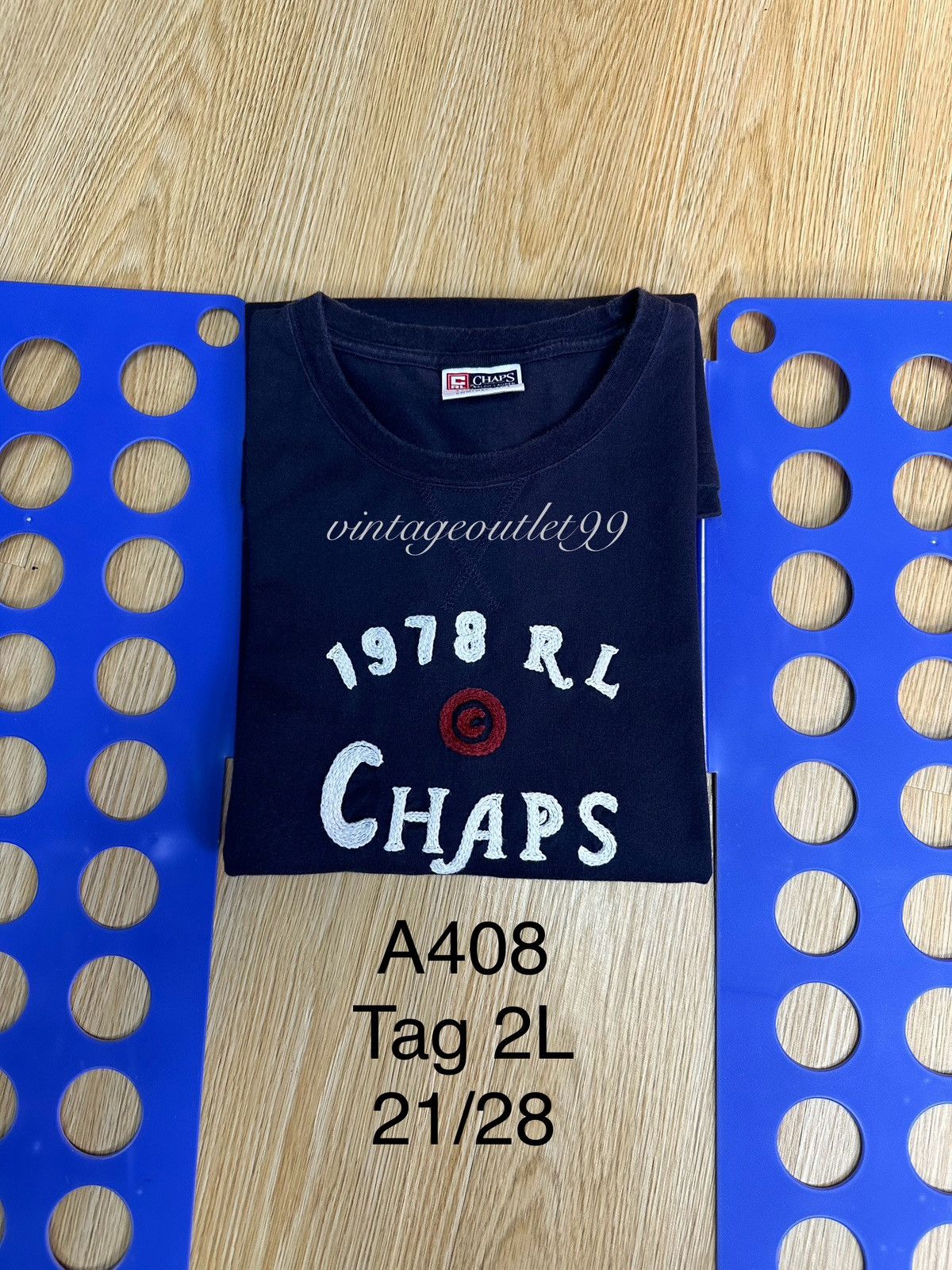 Chaps Ralph Lauren × Ralph Lauren Vintage Chaps Ralph Lauren Tshirt A408 Size US L / EU 52-54 / 3 - 10 Thumbnail