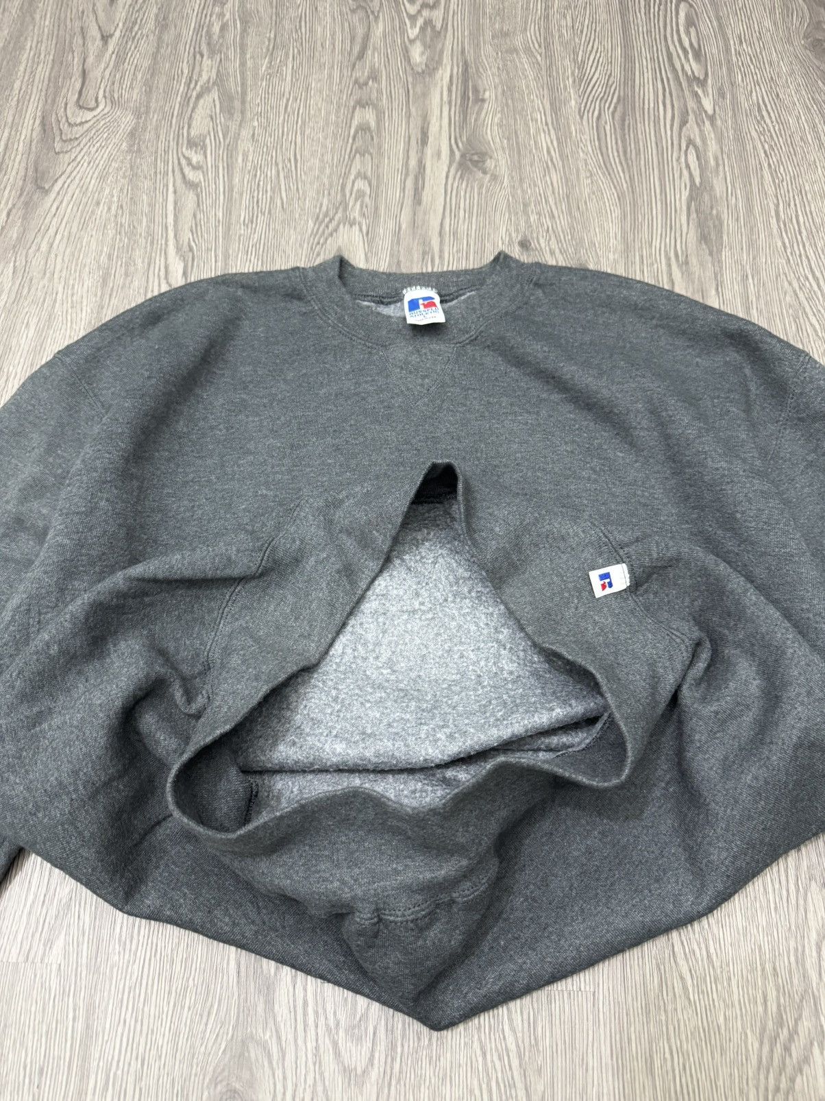 20471120 Russel Athletic Vintage USA Dark Grey Size US L / EU 52-54 / 3 - 5 Thumbnail