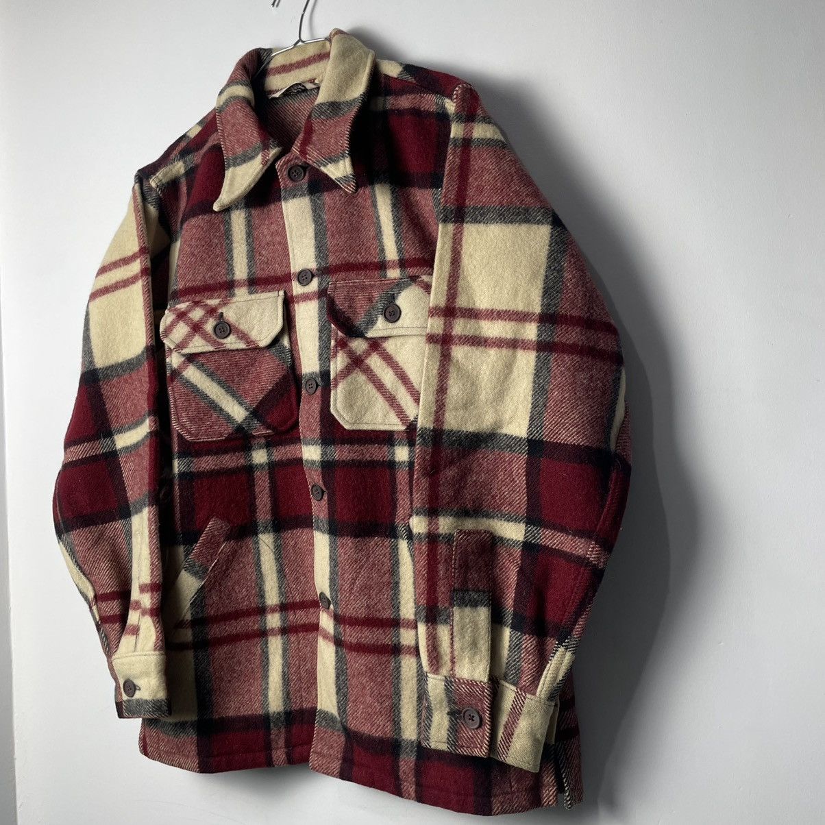 Woolrich Woolen Mills Wool Rich Plaid Flannel Wool Jacket Size US M / EU 48-50 / 2 - 2 Thumbnail