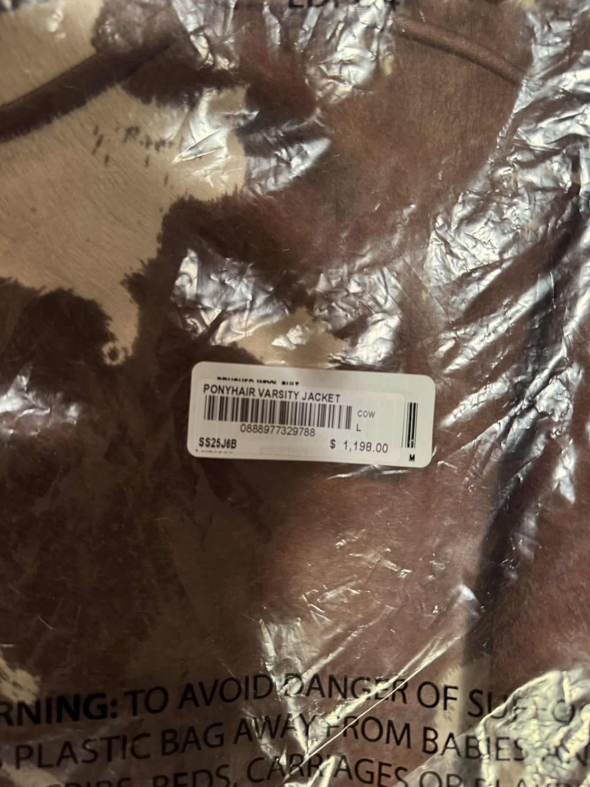 Supreme Supreme Ponyhair Varsity Jacket Size US L / EU 52-54 / 3 - 7 Thumbnail