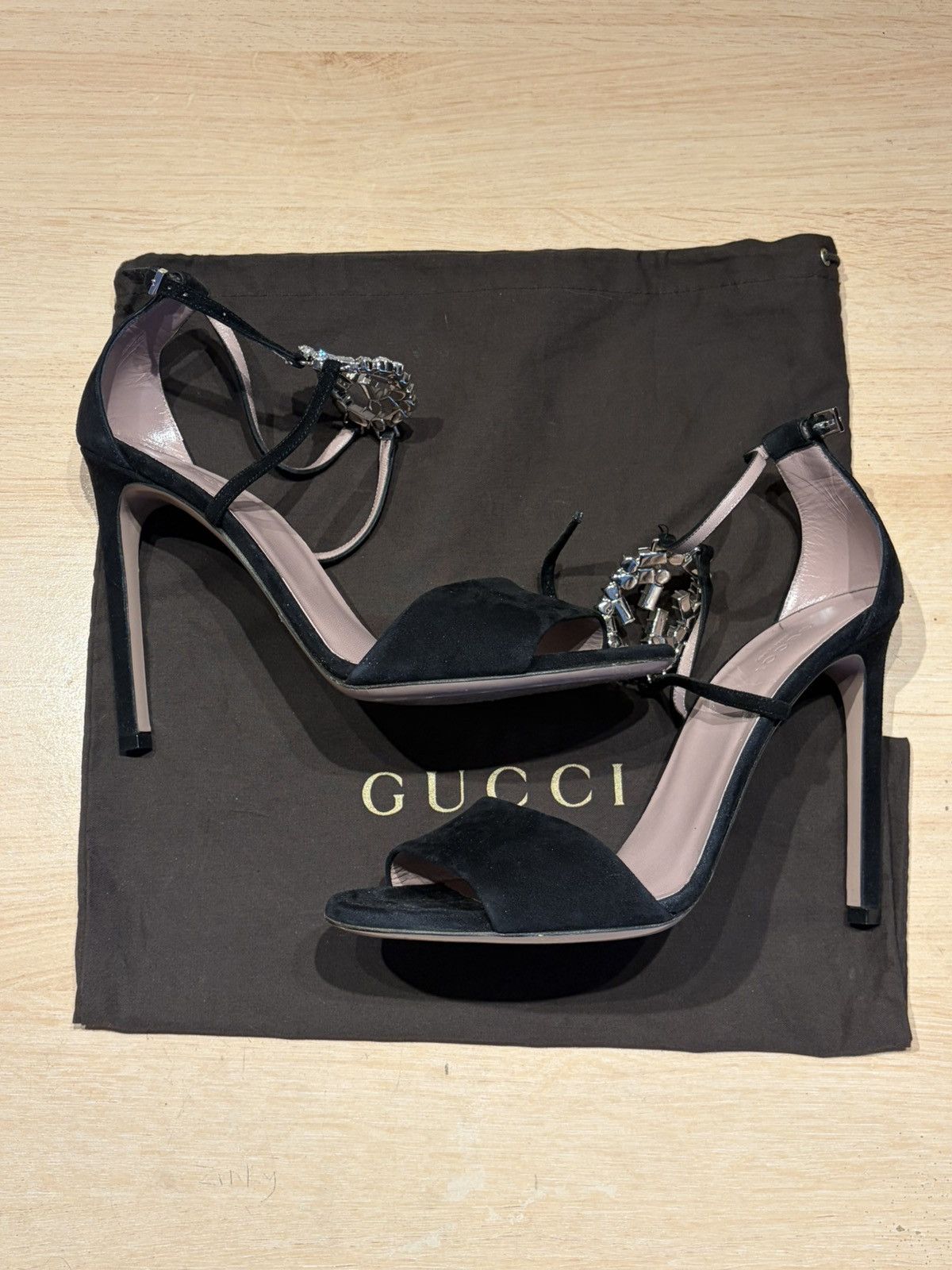 Gucci Gucci Sand Pelle S. Cuoio Scamosciato Heels Size US 9 / IT 39 - 2 Thumbnail