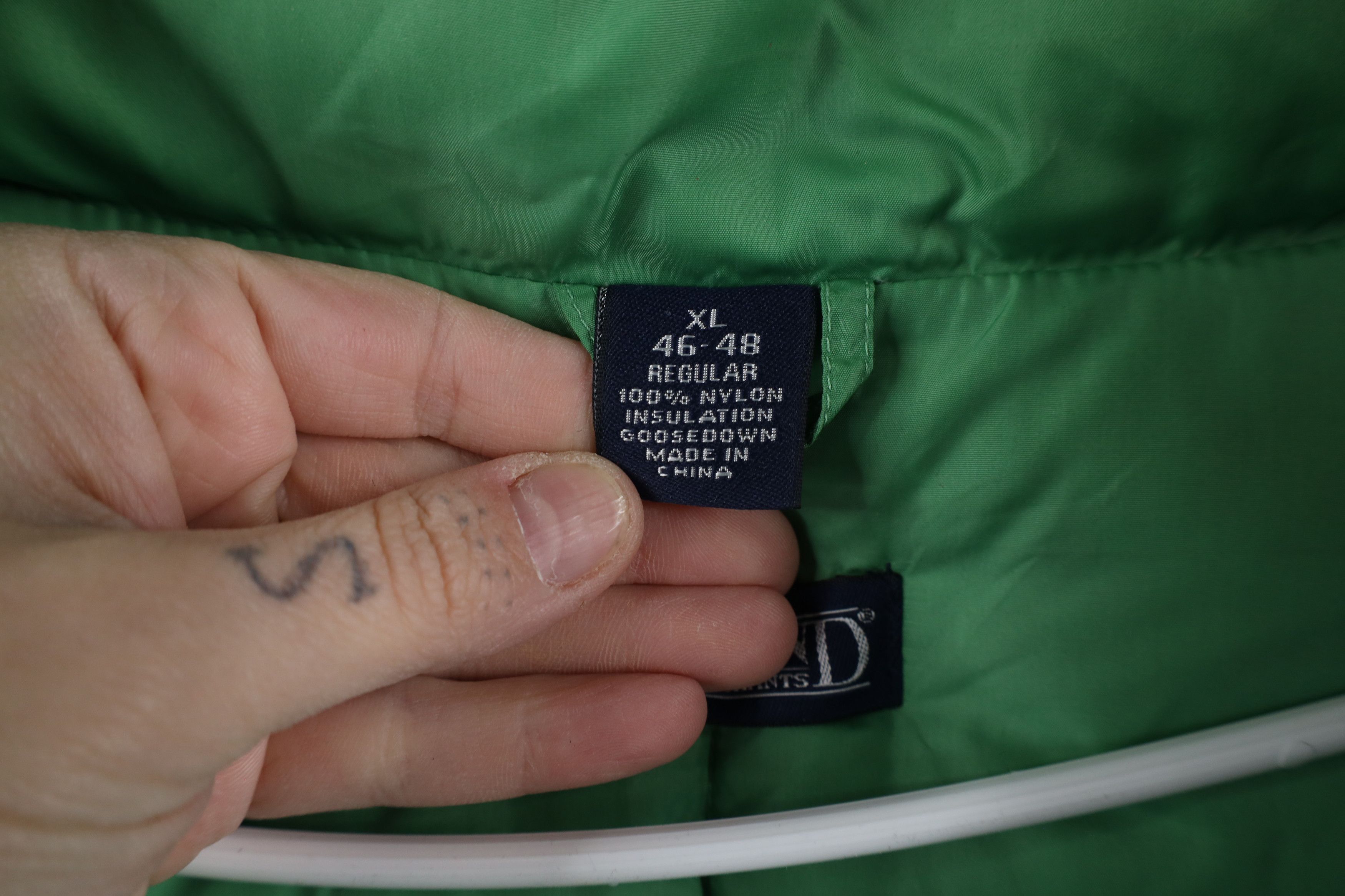 Lands' End × Vintage Vintage 90s Lands End Down Fill Puffer Vest Jacket Green Size US XL / EU 56 / 4 - 6 Thumbnail