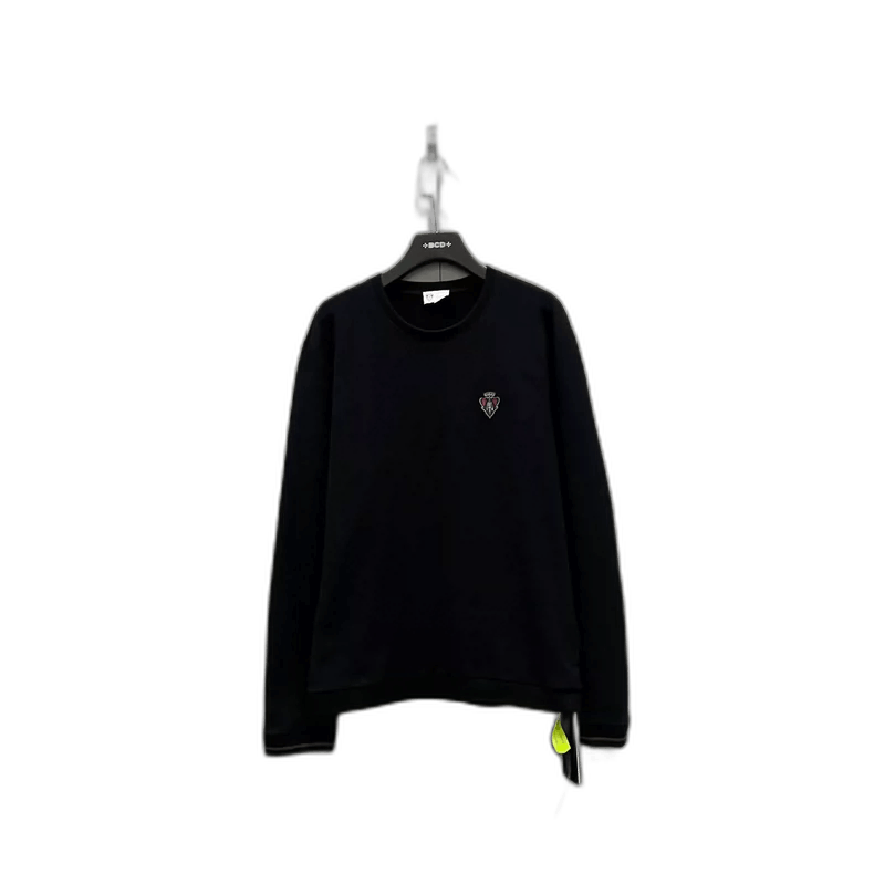 Gucci GUCCI Black Logo Embroidered Sweatshirt XXL Size US XXL / EU 58 / 5 - 1 Thumbnail