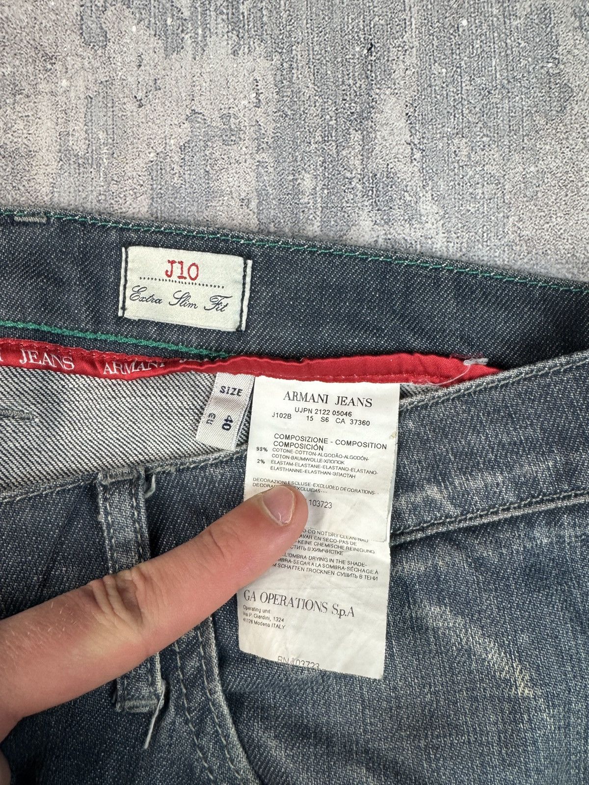 Armani Armani Jeans pants distressed Jeans Size US 40 / EU 56 - 4 Thumbnail