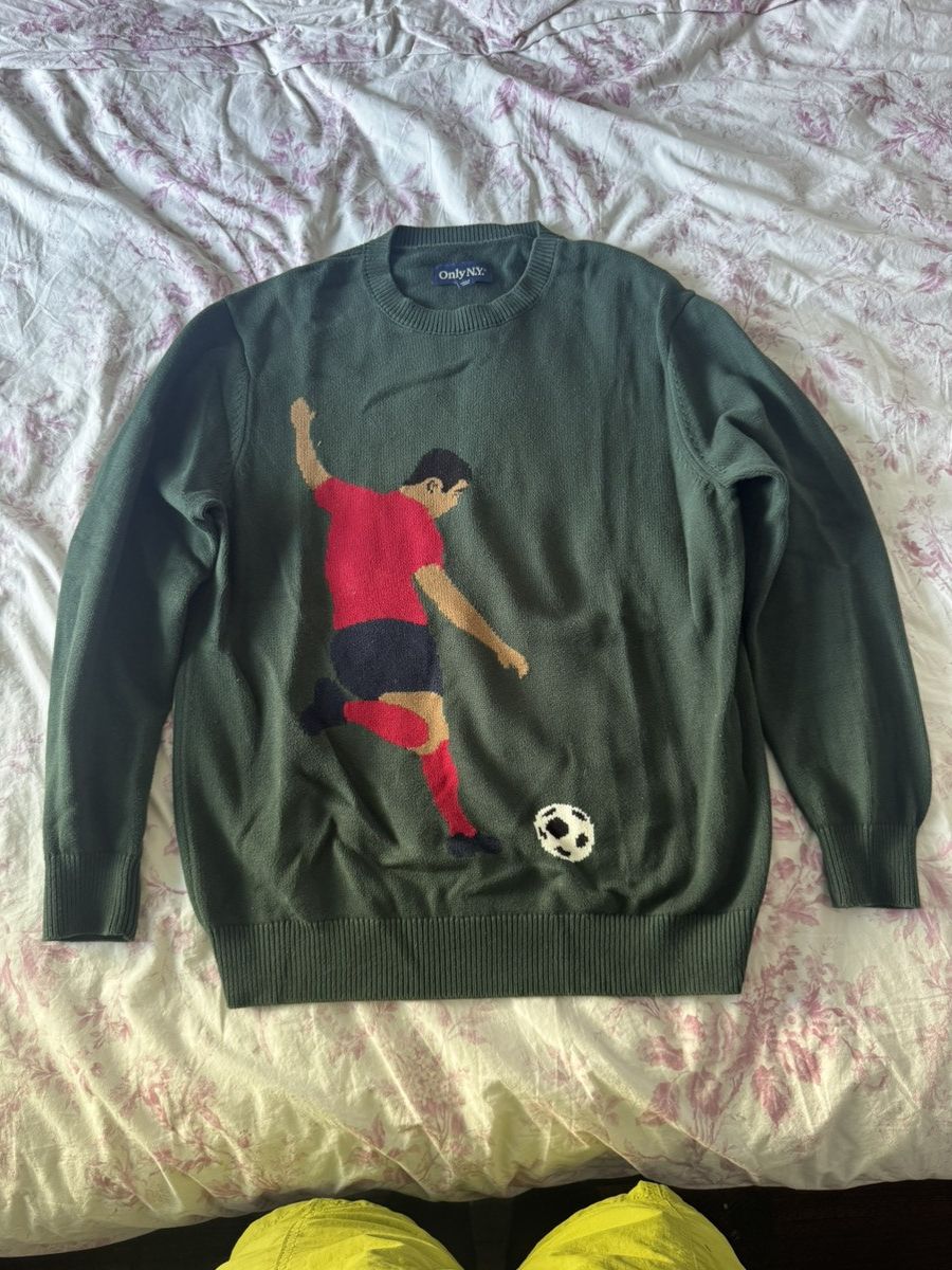 Only NY GOAL! Knit Sweater Size US L / EU 52-54 / 3 - 1 Thumbnail