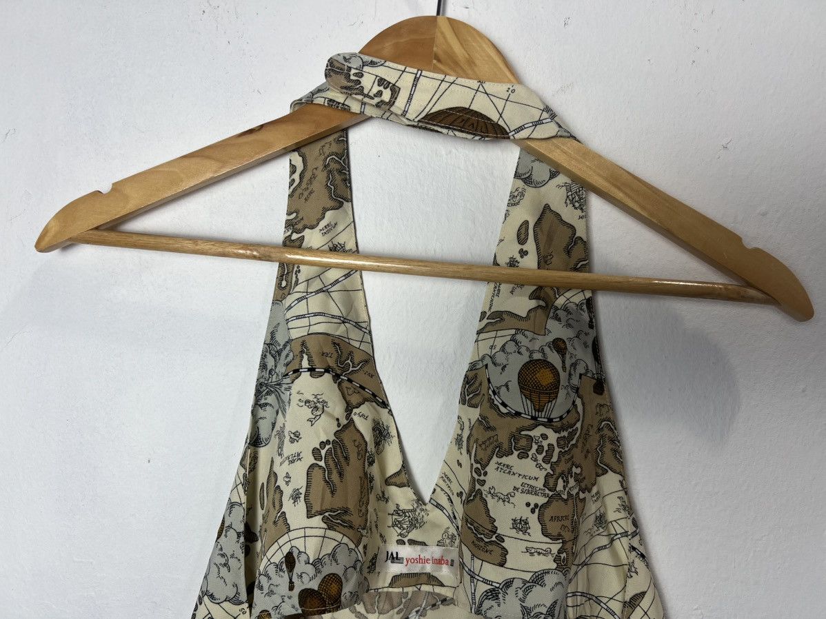 Vintage Vintage Yoshie Inaba JAL Map Print Apron Size ONE SIZE - 6 Thumbnail