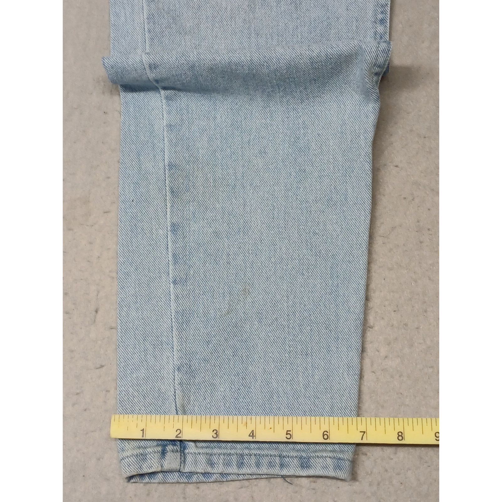 Lee Lee (8L) Vintage Tapered Leg Light Denim Jeans Size 30" / US 8 / IT 44 - 2 Thumbnail