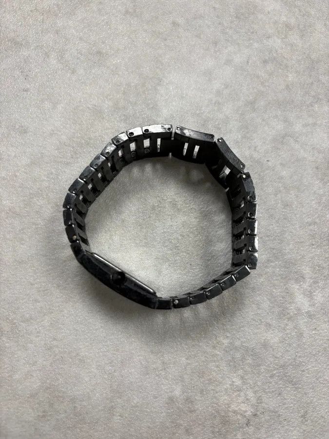 Jean Paul Gaultier 2000s Jean Paul Gaultier Black Rail Watch Size ONE SIZE - 7 Thumbnail