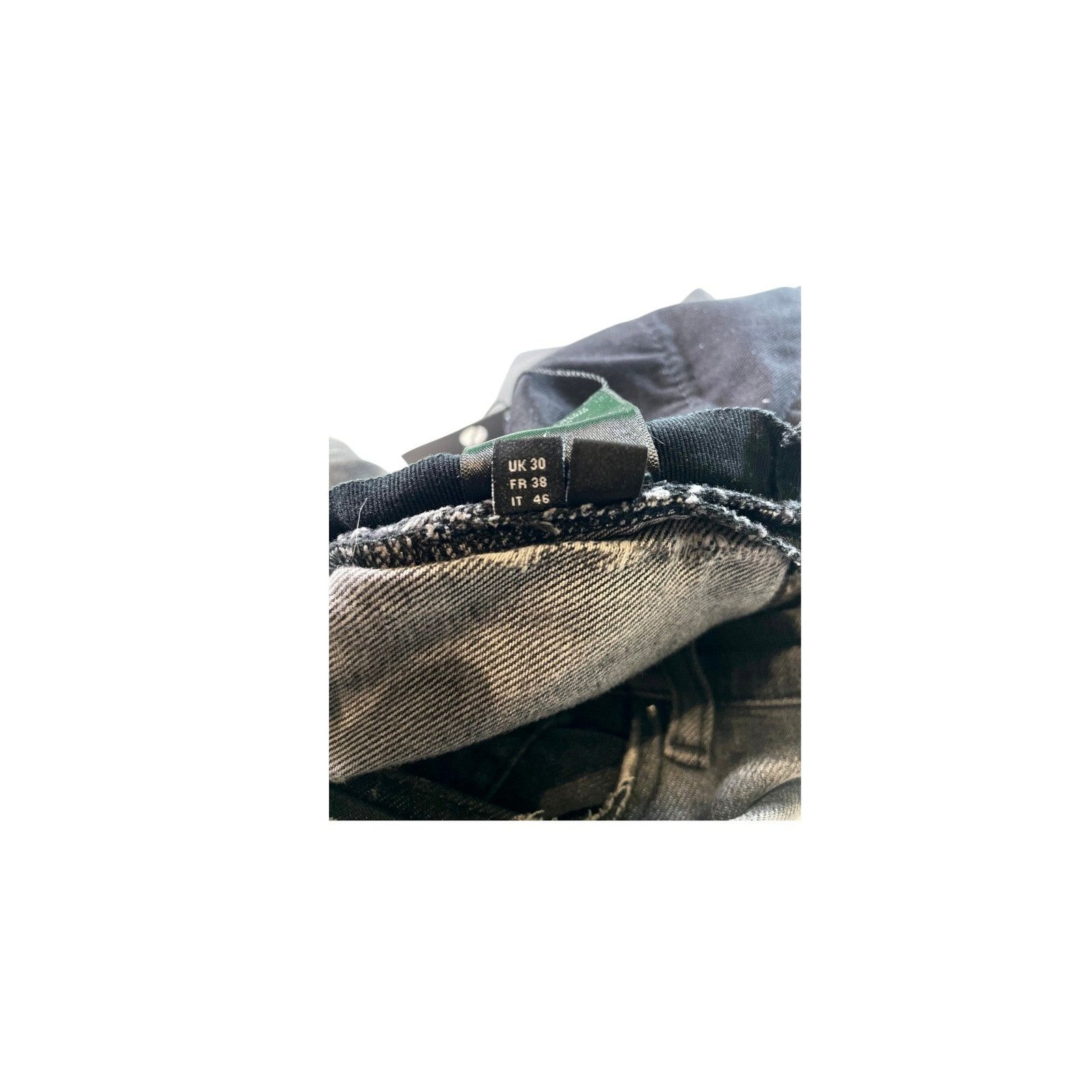 Amiri Amiri Splatter Ripped Grey & Teal Jeans Size US 30 / EU 46 - 7 Thumbnail