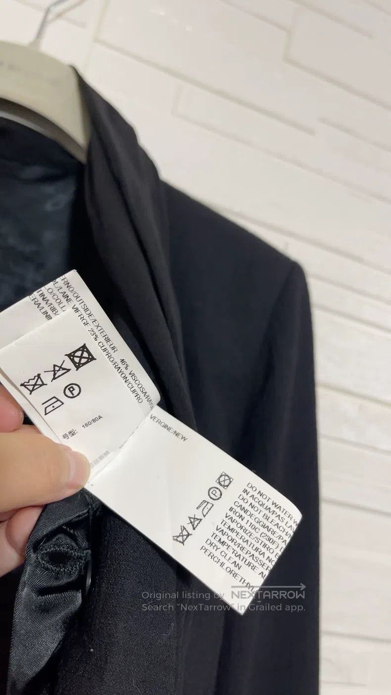 Rick Owens Rick Owens Wool silk mulberry silk black blazer jacket Size XS / US 0-2 / IT 36-38 - 5 Thumbnail