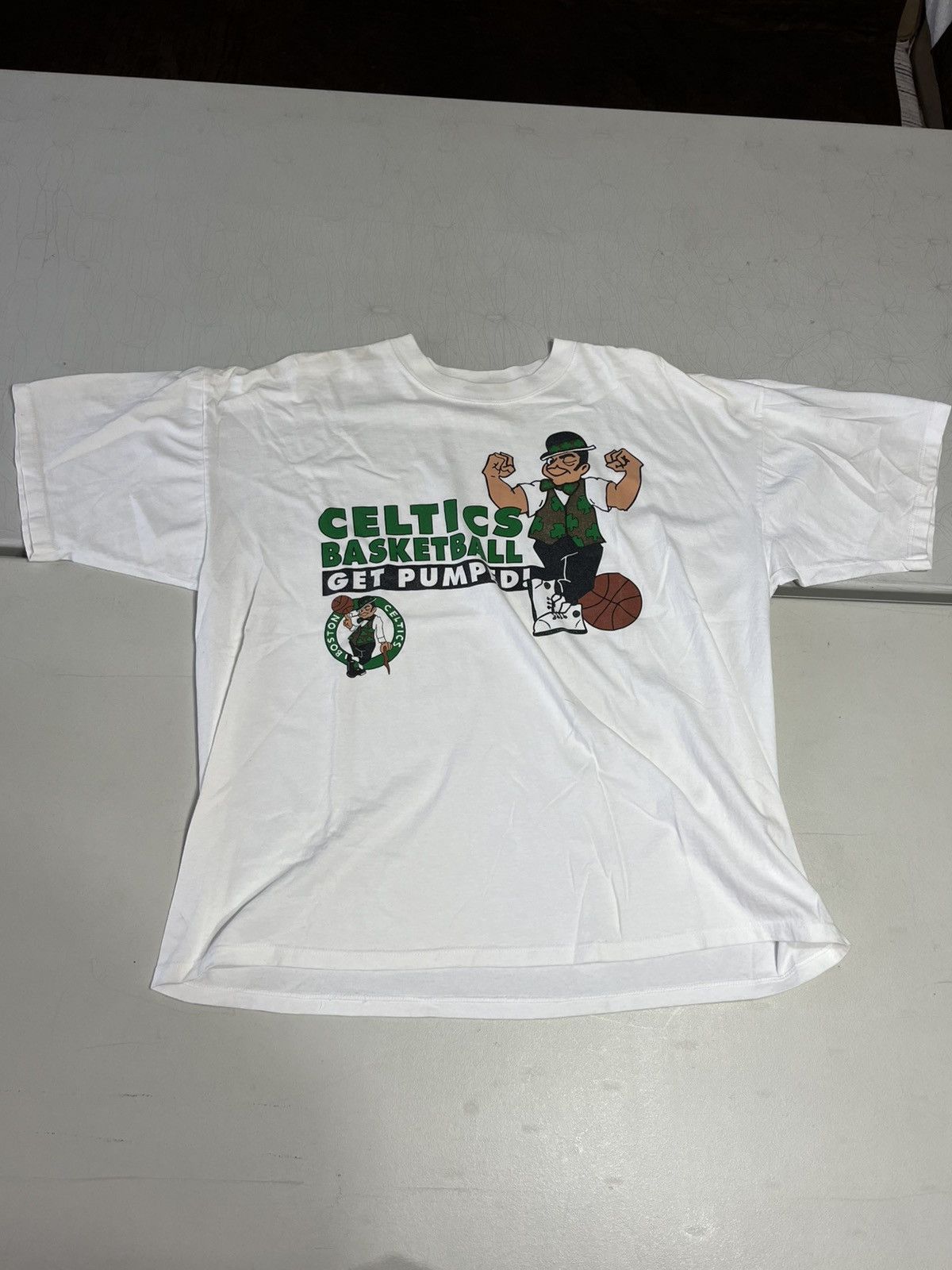 NBA × Vintage Vintage Boston Celtics shirt Size US XXL / EU 58 / 5 - 1 Thumbnail