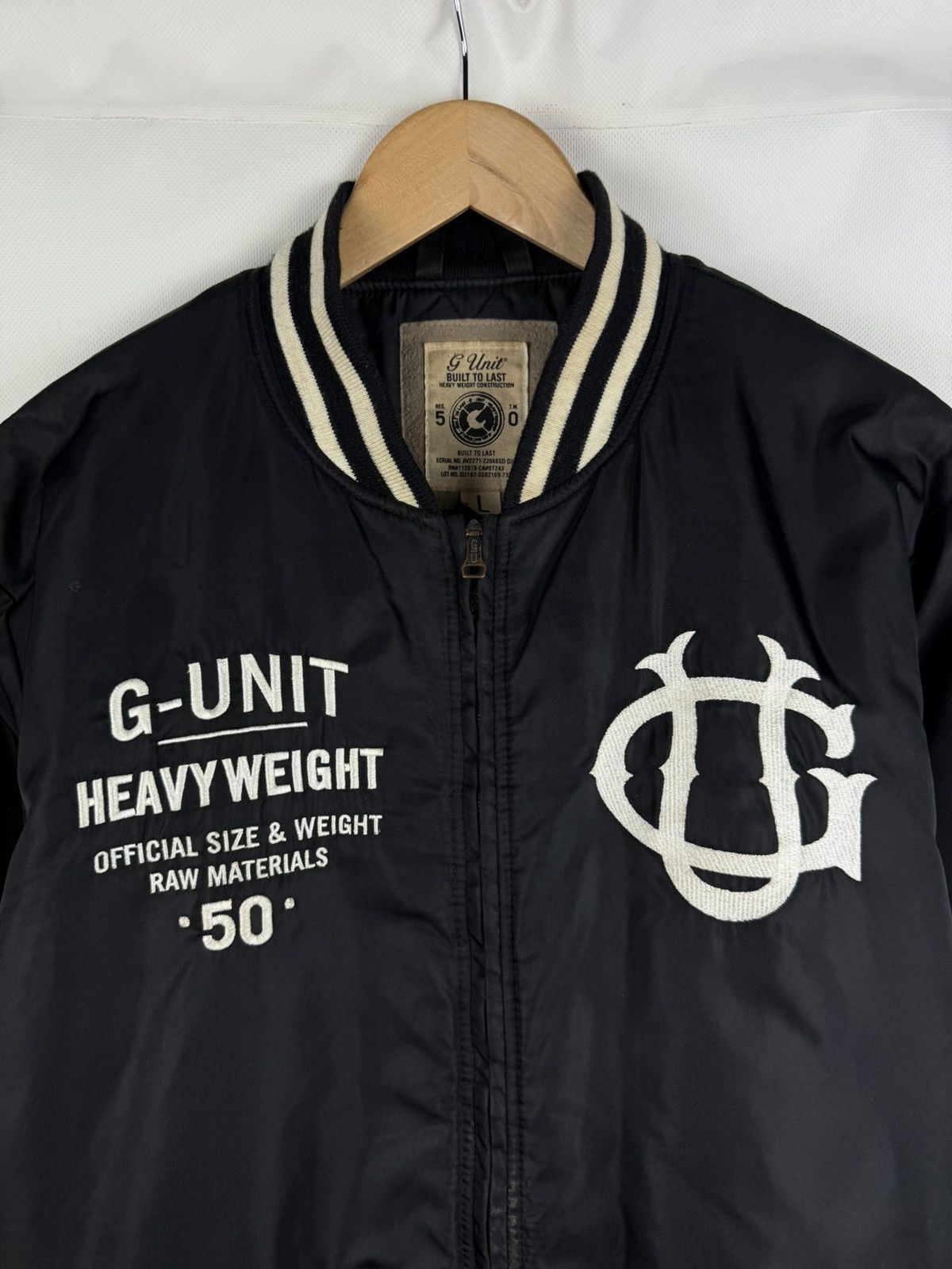G-Unit G Unit Men’s Rap Hip Hop Varsity Bomber Jacket Size L Nylon Size US L / EU 52-54 / 3 - 8 Thumbnail