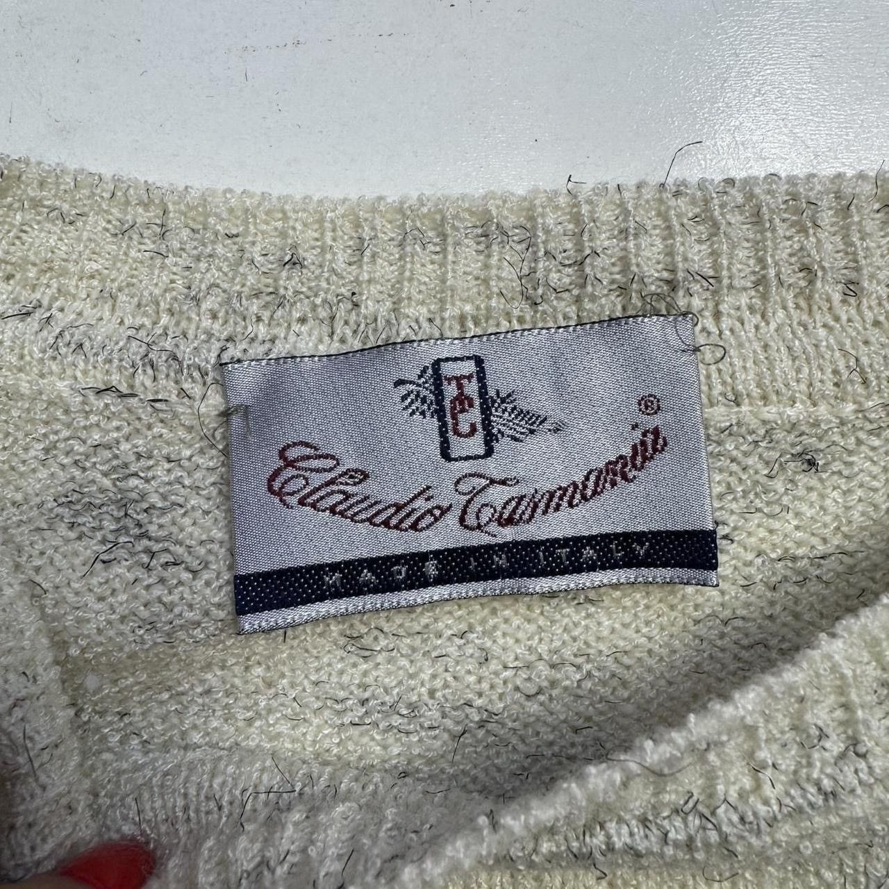 Vintage Claudio Tasmania Vintage Rare Wool Sweater Made In Italy L Size US L / EU 52-54 / 3 - 2 Thumbnail