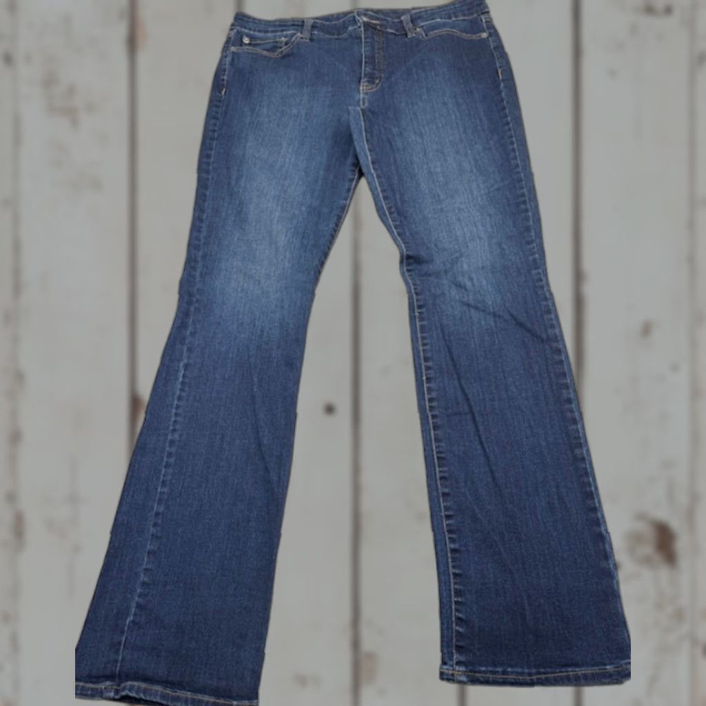 Ralph Lauren Lauren Ralph Lauren Jeans Women 12 Blue Denim Premier Straight 6349 Jeans Womens 12 Blue Denim Straight 6349 Size 34" / US 12 / IT 48 - 1 Thumbnail