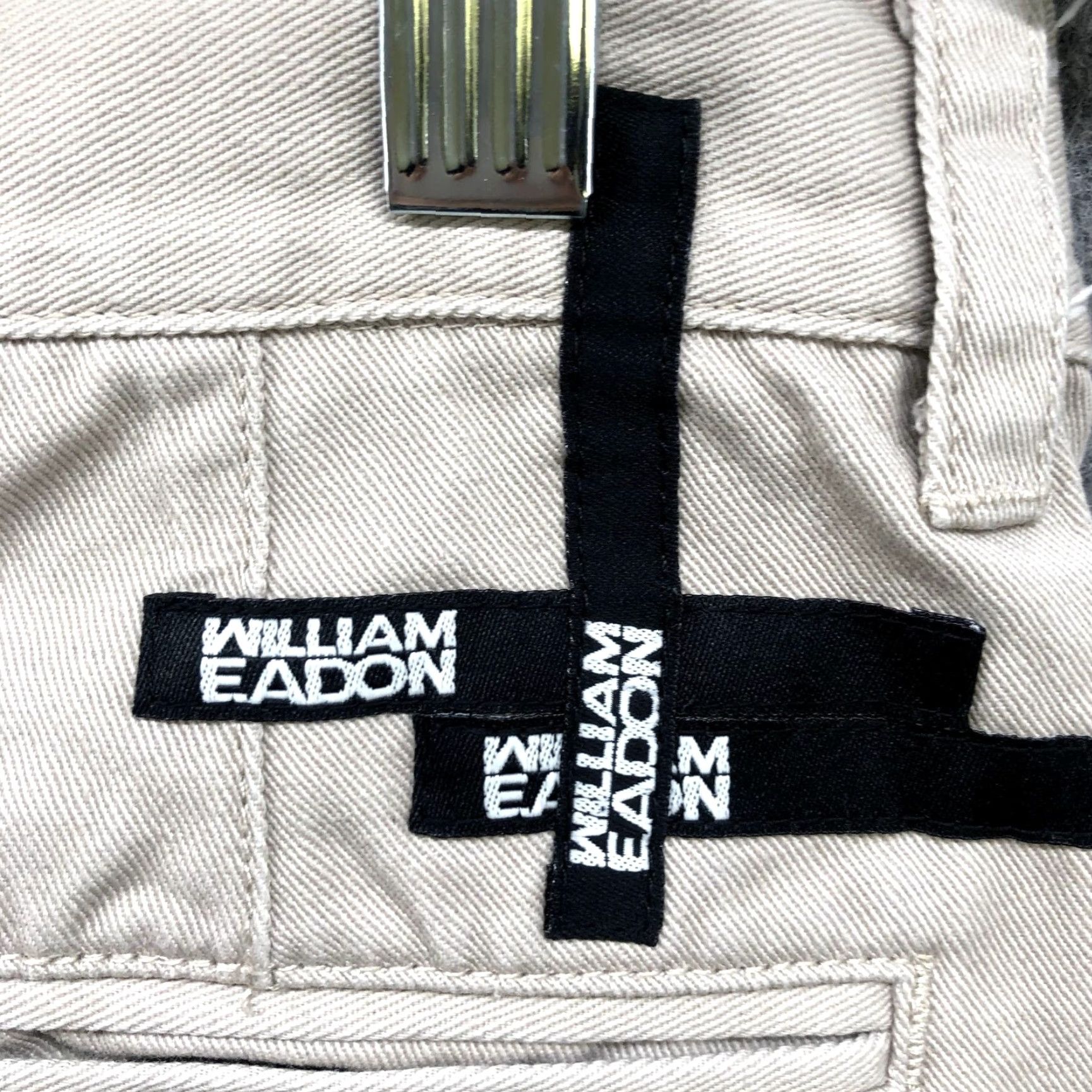 Vintage William Eadon Slim Fit Utility Pants Chinos Khaki Beige Womens 30x29 Pants Slim Be Size 30" / US 8 / IT 44 - 7 Thumbnail