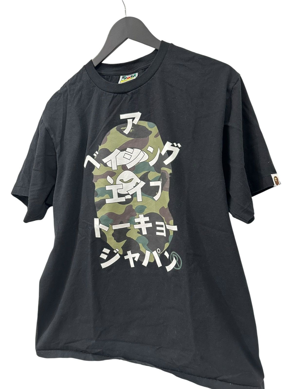 Bape BAPE 1st Camo Katakana Tee Black XL A Bathing Ape Size US XL / EU 56 / 4 - 1 Thumbnail