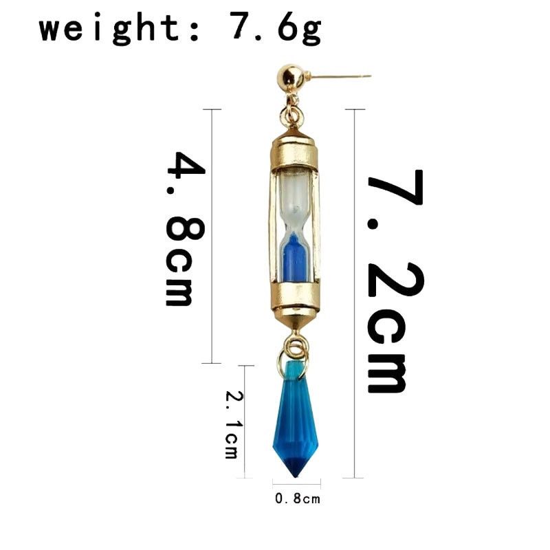 Other Case Study of Vanitas Blue Hourglass Drop Anime Earrings Size ONE SIZE - 3 Thumbnail