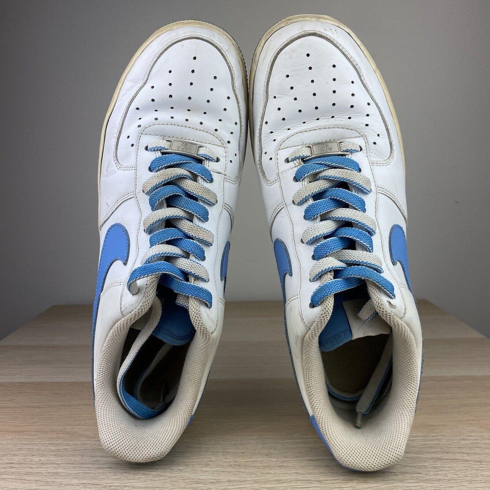 Nike Nike Air Force 1 University Blue Sneakers Size 9 Used Worn Size US 9 / EU 42 - 10 Thumbnail