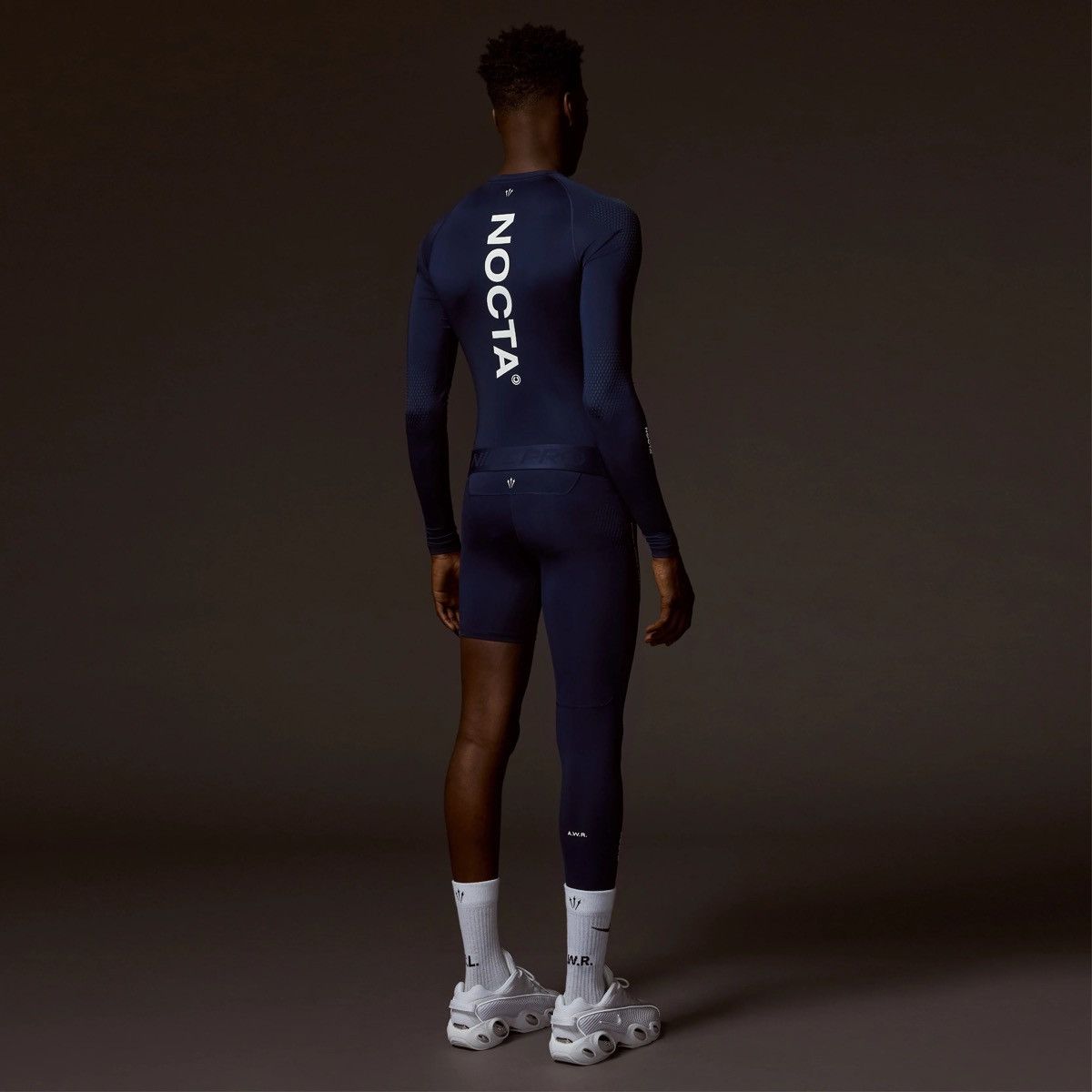 Drake × NOCTA × Nike Nocta x Nike - BLUE Men's SingleLeg Basketball Tight size M Size US 30 / EU 46 - 2 Thumbnail