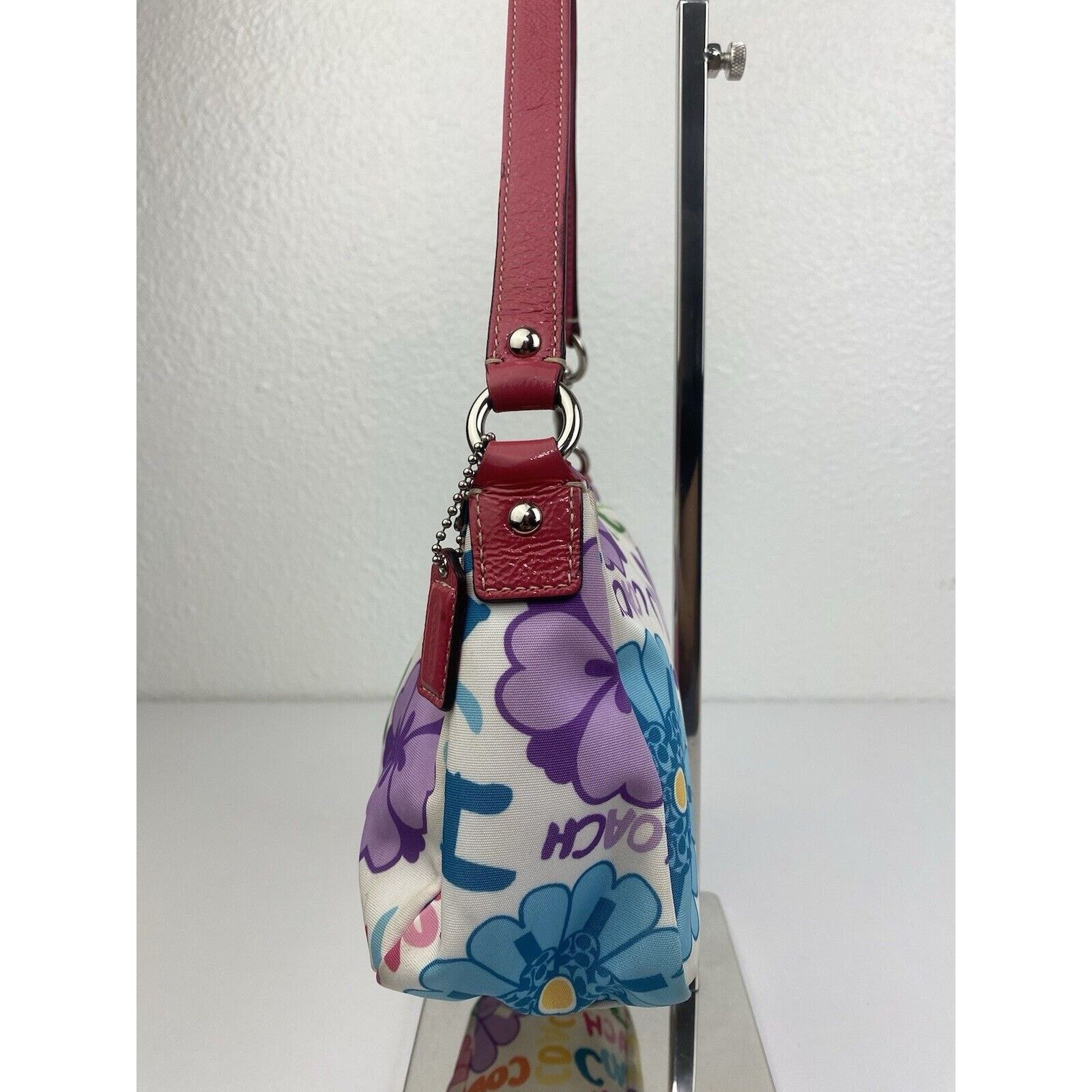 Coach Y2K Coach Floral Signature Poppy Shoulder Purse Bag Colorful Size ONE SIZE - 10 Thumbnail