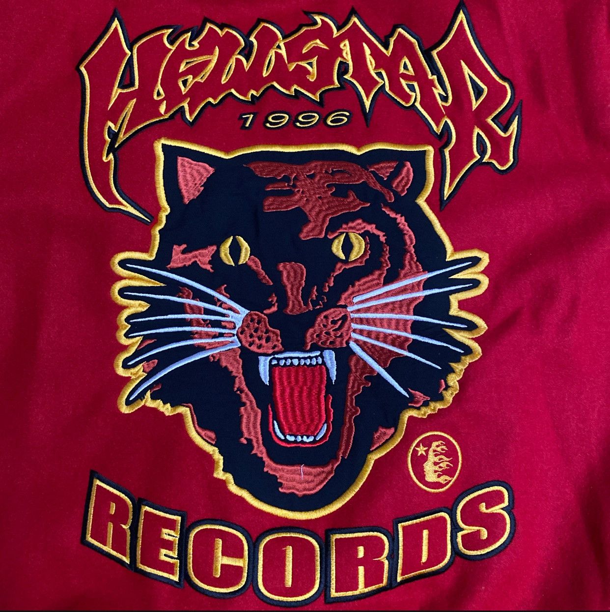 HELLSTAR Hellstar Records Werewolf Varsity Letterman Jacket Brand New Size US L / EU 52-54 / 3 - 8 Thumbnail