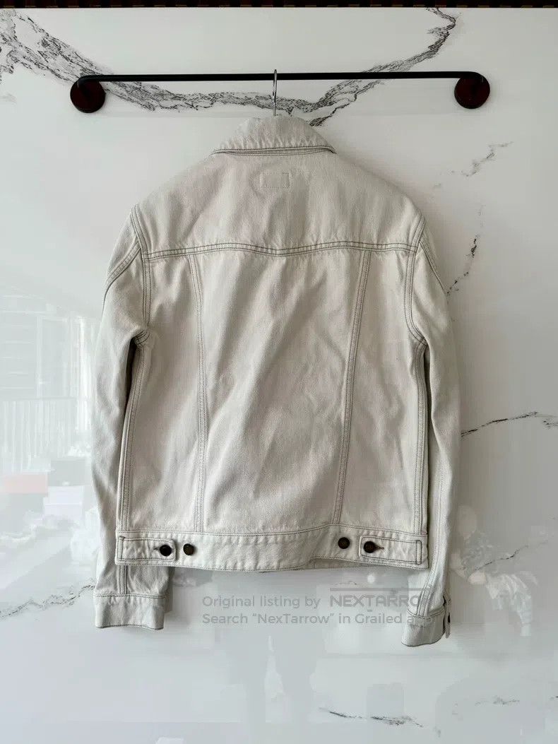 Saint Laurent Paris Saint Laurent Paris Off-White Denim Jacket Size US S / EU 44-46 / 1 - 4 Thumbnail