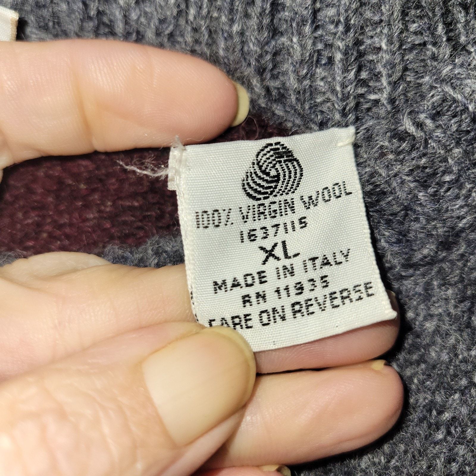Vintage Vintage Maglificio Florence Argyle Patterned Acrylic/Wool XL Size US XL / EU 56 / 4 - 3 Thumbnail
