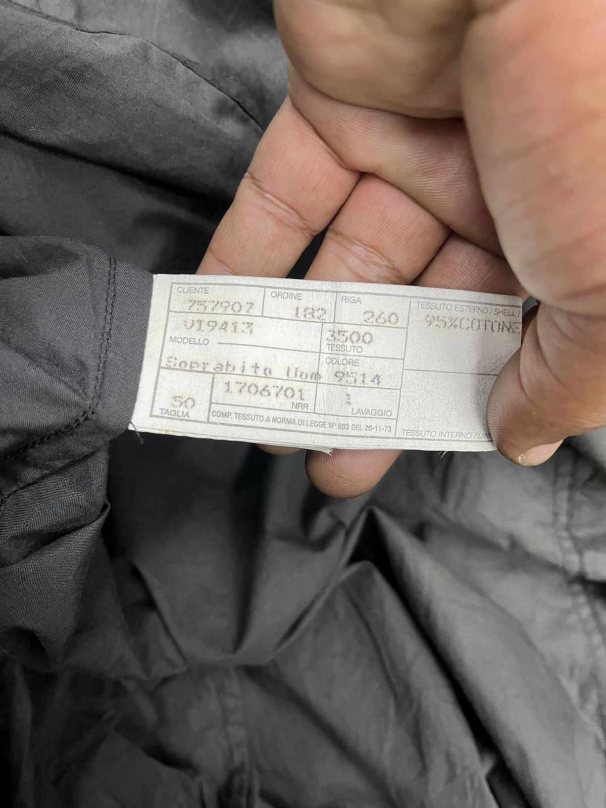 Designer × Emporio Armani × Vintage STEALS🔥EMPORIO ARMANI WINDCOAT WAXED COTTON Size US M / EU 48-50 / 2 - 9 Thumbnail