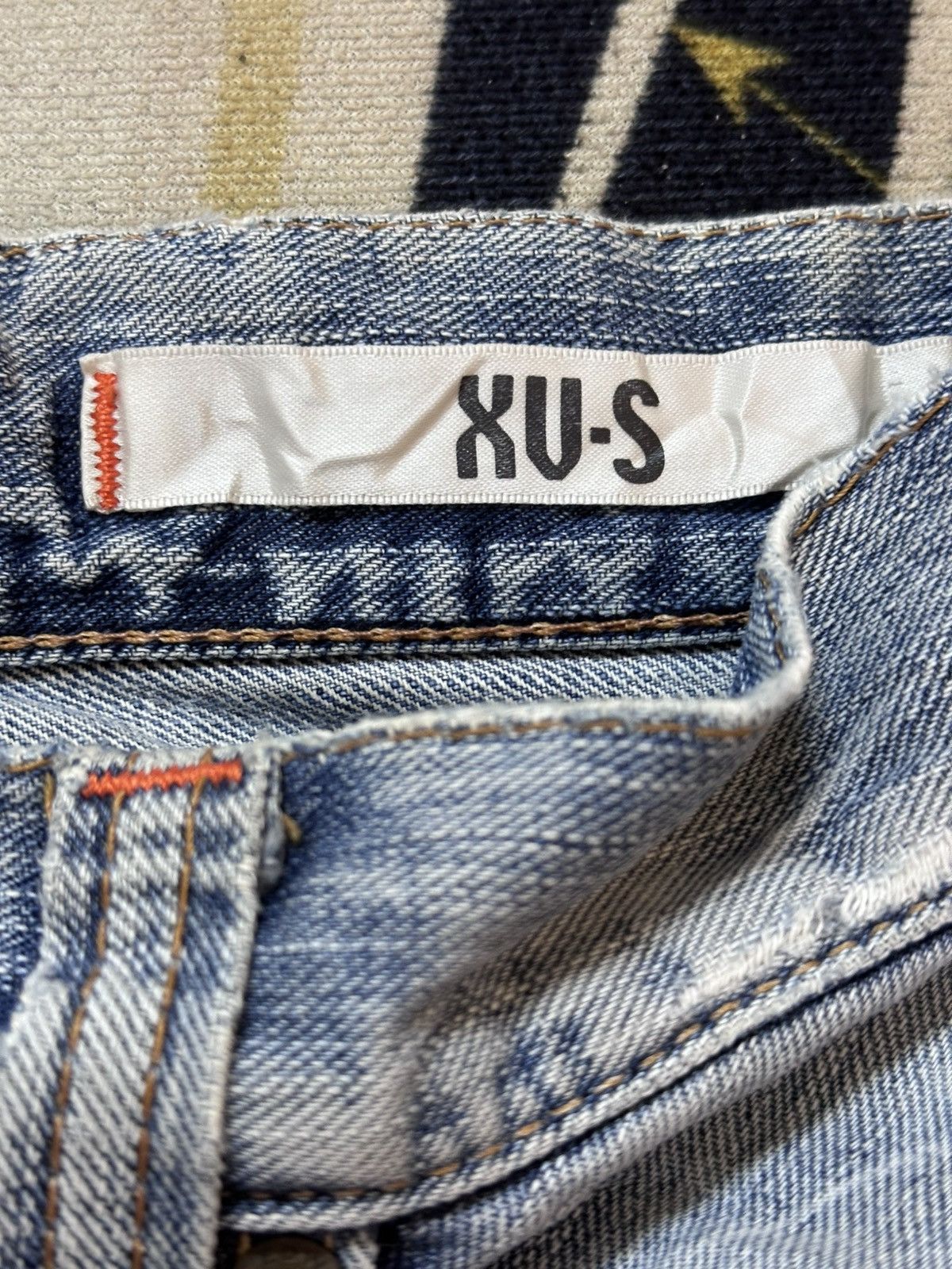 Edwin Vintage Edwin XV-S Flare Faded Grunge Buckle Belt Denim Size US 29 - 10 Thumbnail