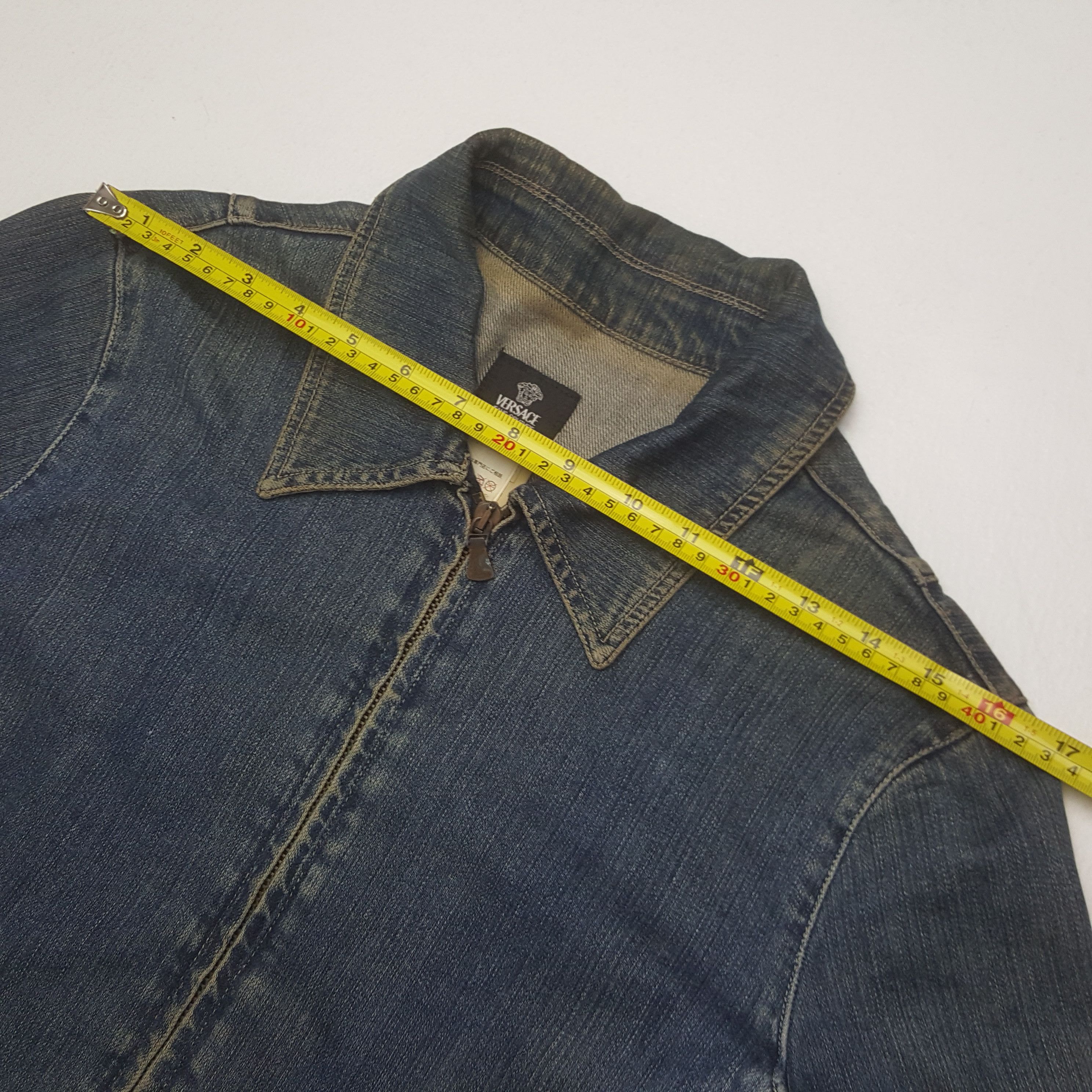 Versace Vintage Versace Italian Designer Denim Jacket C314N27 Size XS / US 0-2 / IT 36-38 - 6 Thumbnail