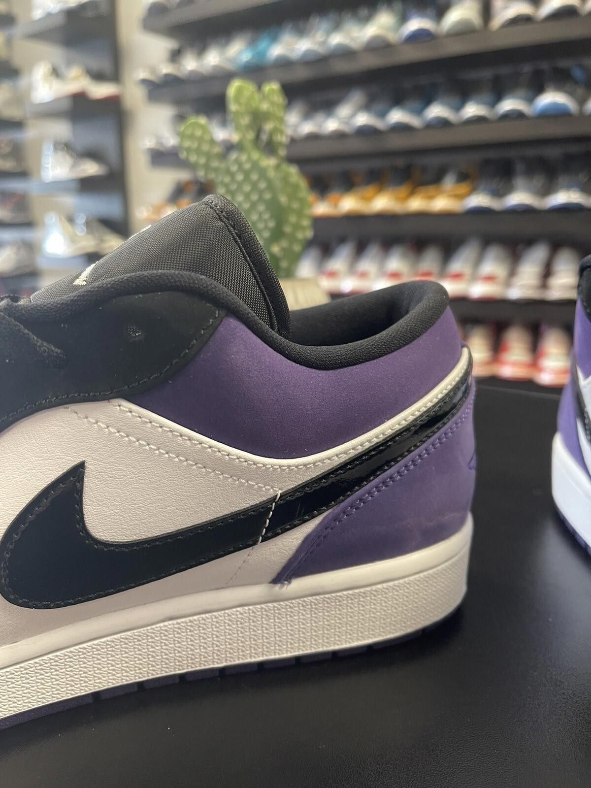 Jordan Brand Size 13 - Nike Air Jordan 1 Low Court Purple 553558-125 Size US 13 / EU 46 - 8 Thumbnail