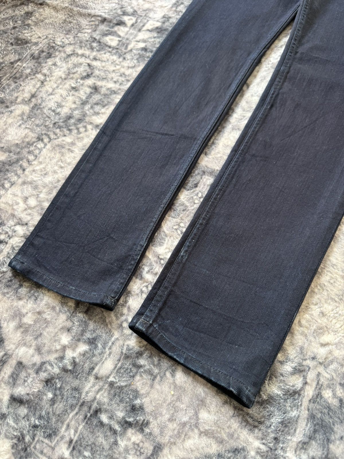 Acne Studios ACNE STUDIO Ace Navy Cash Indigo Wash Slim Stacked Jeans Size US 30 / EU 46 - 7 Thumbnail