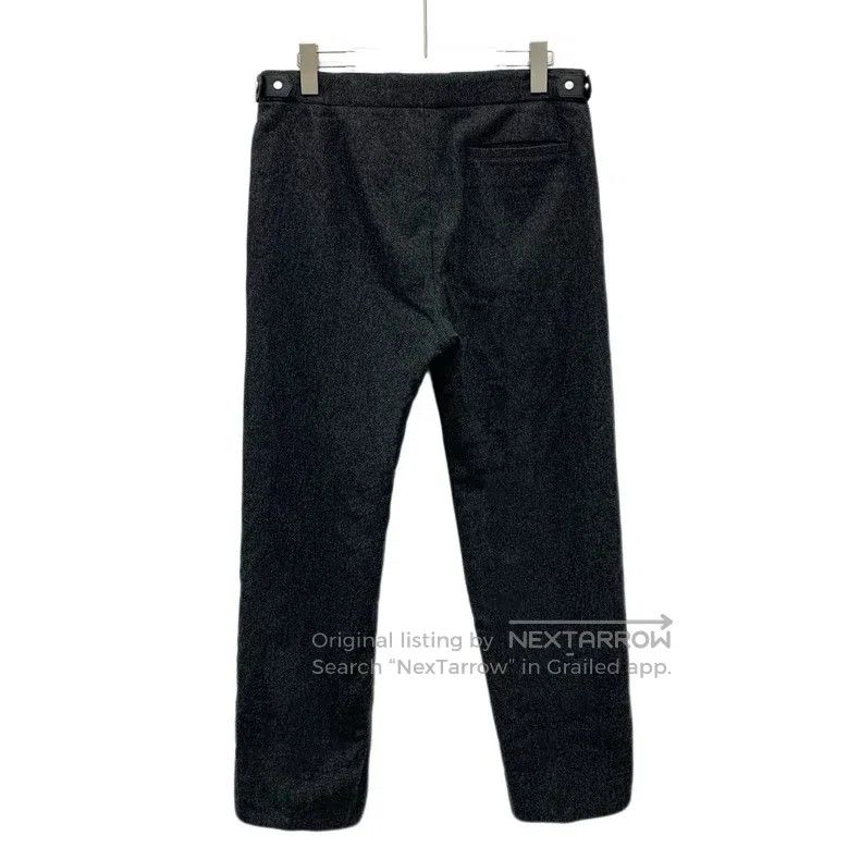 Hermes Hermes Charcoal Grey Wool Casual Trousers Size US 40 / EU 56 - 2 Thumbnail