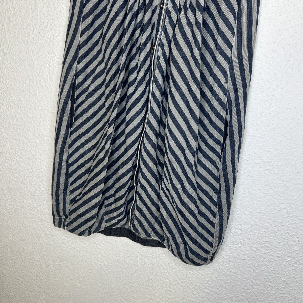 Miss Sixty Miss Sixty Amazing Mini Dress Denim Striped Navy Y2K Size M / US 6-8 / IT 42-44 - 2 Thumbnail