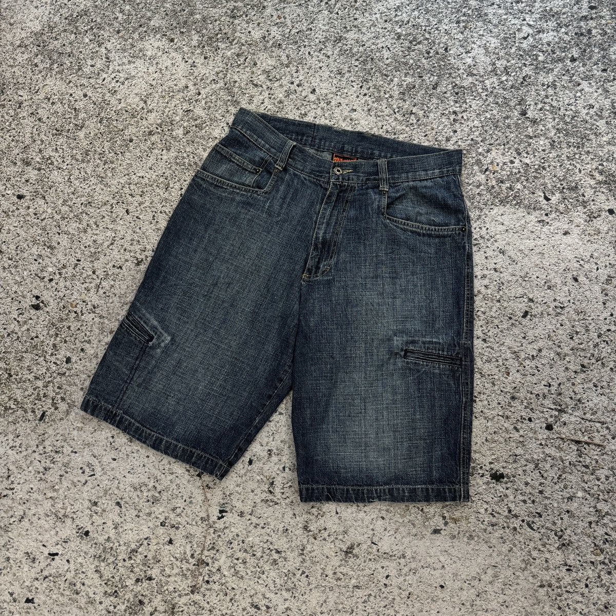 Vintage Y2K Kikwear Denim Cargo Pocket Shorts Grunge Jnco Skater Size US 34 / EU 50 - 9 Thumbnail