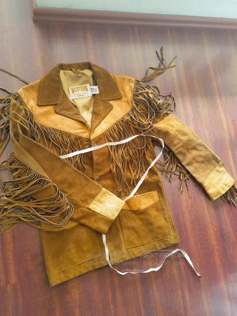 Schott Schott Fringed suede jacket cowhide denim Size US XS / EU 42 / 0 - 1 Thumbnail