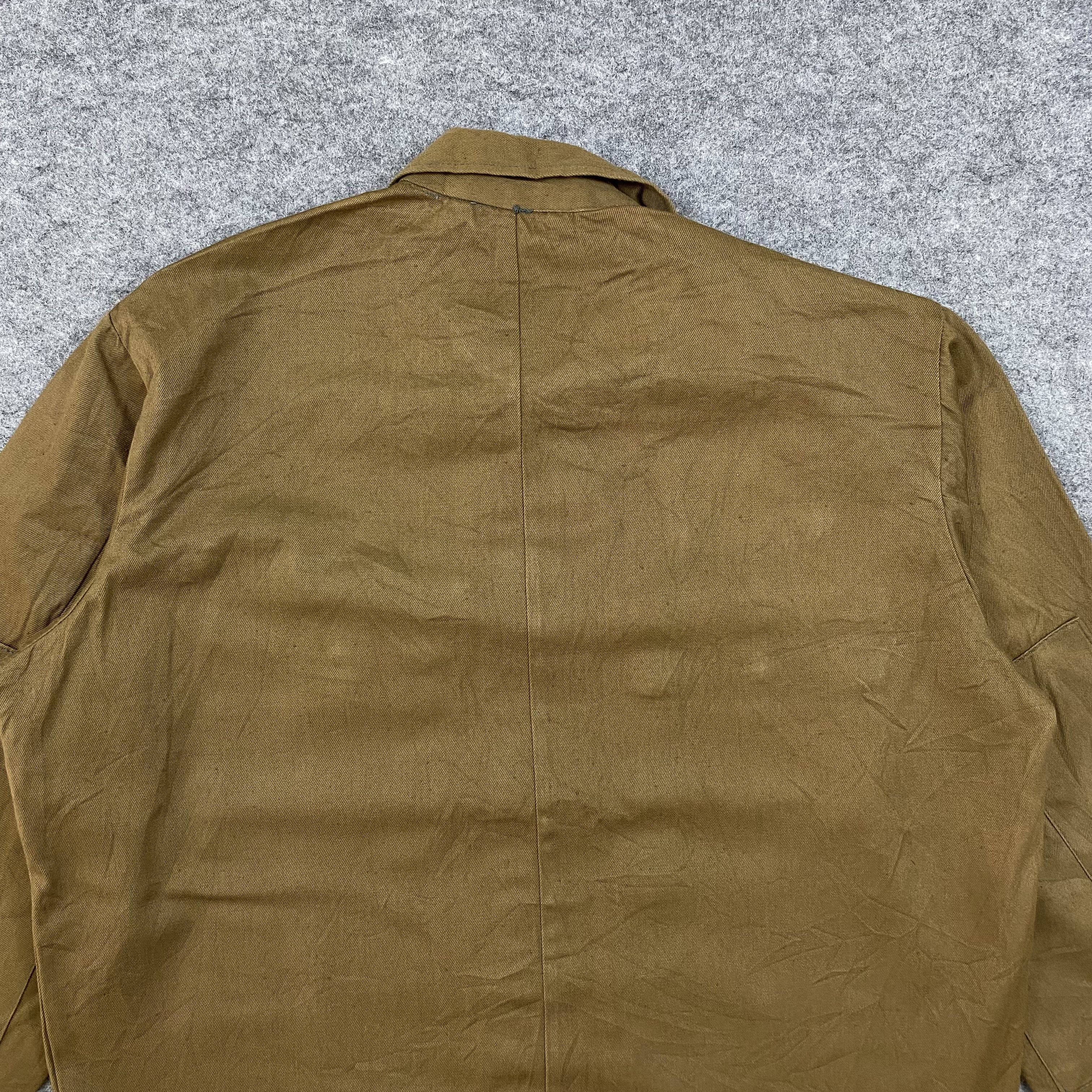 Vintage Vintage 60s Military Khaki Field Jacket Workwear Chore -J646 Size US L / EU 52-54 / 3 - 11 Thumbnail