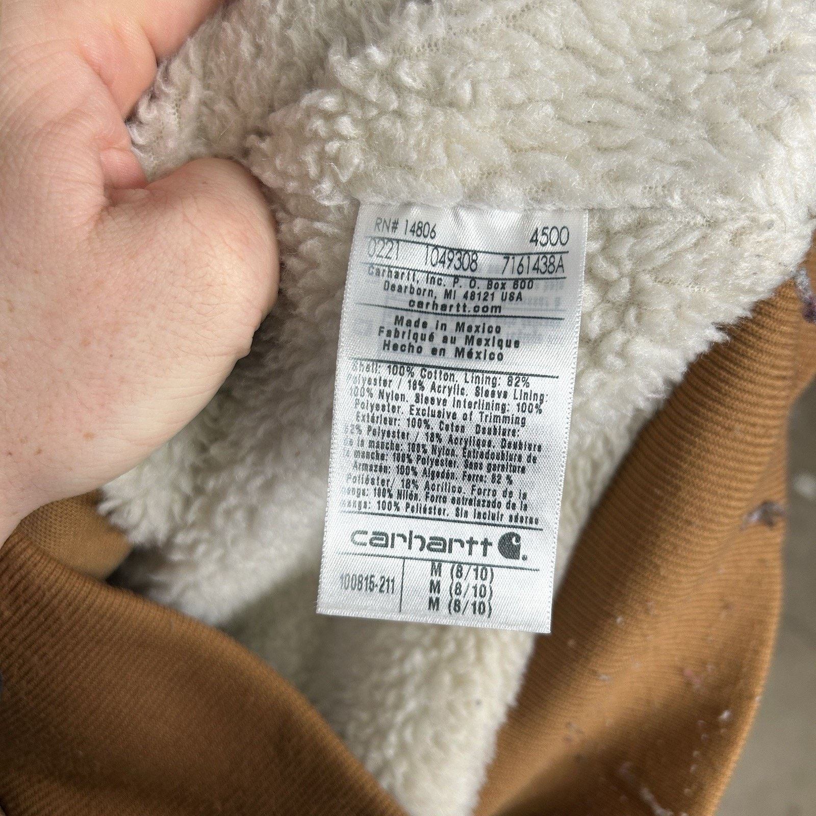 Carhartt Carhartt Sherpa-Lined Wildwood Jacket “Brown” 100815 Size XL / US 12-14 / IT 48-50 - 15 Thumbnail