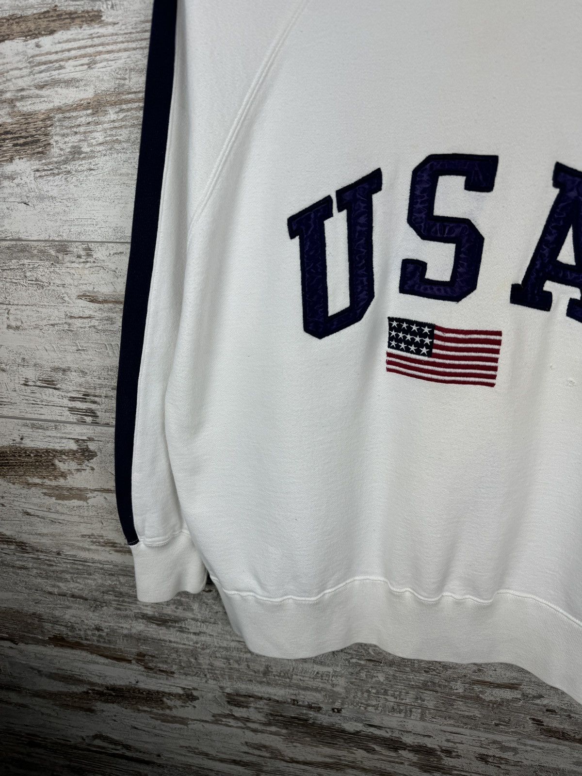 Polo Ralph Lauren × Vintage Mens Vintage Polo Ralph Lauren USA sweatshirt rugby rare Size US S / EU 44-46 / 1 - 3 Thumbnail