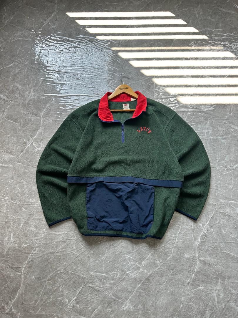 Levi's LEVIS FLEECE HALFZIPPER Size US XL / EU 56 / 4 - 1 Thumbnail